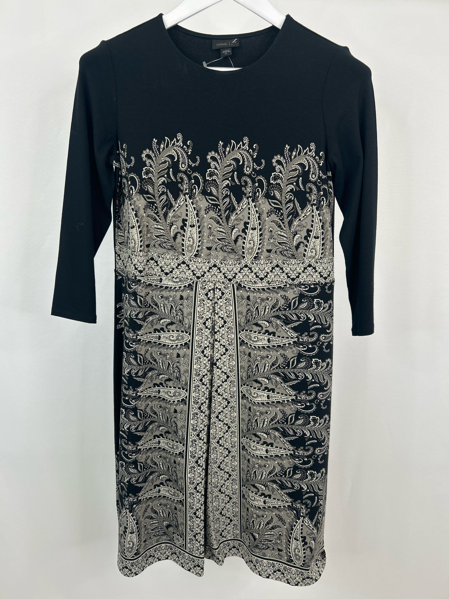 J. JILL Size XS BLACK & TAUPE Women Dress