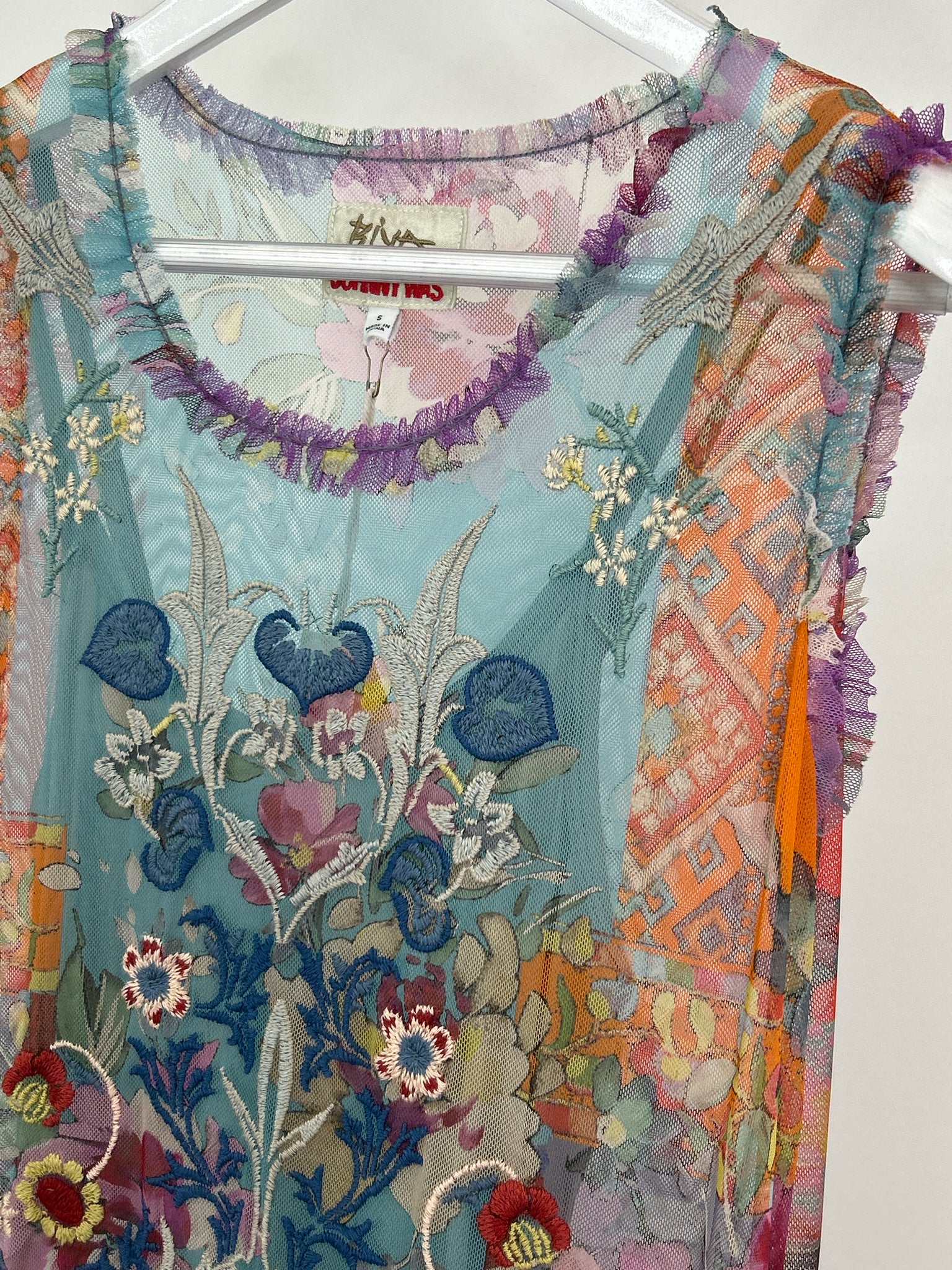 JOHNNY WAS Size S Multi-Color Women Dress