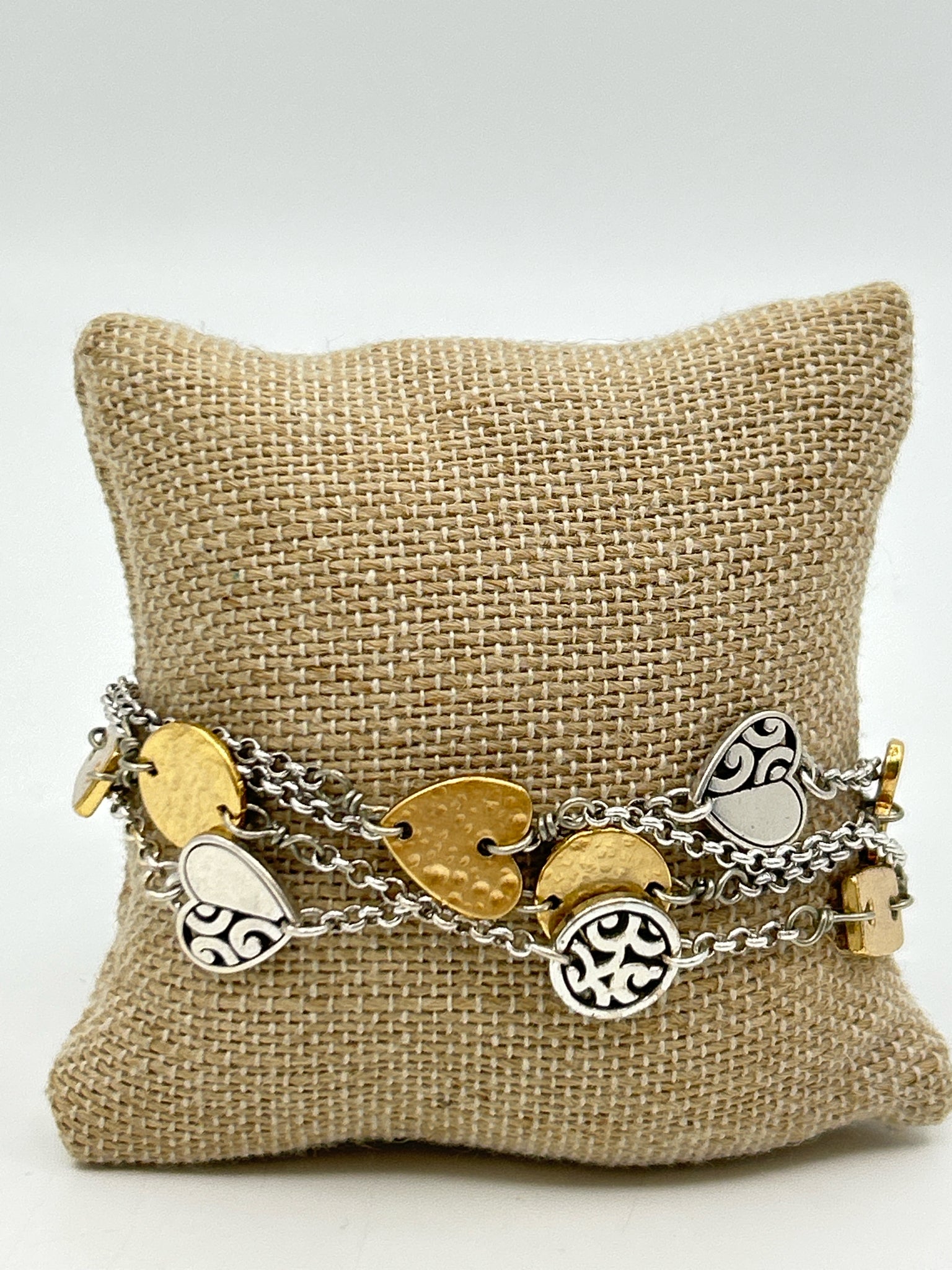 BRIGHTON Silver and Gold Bracelet