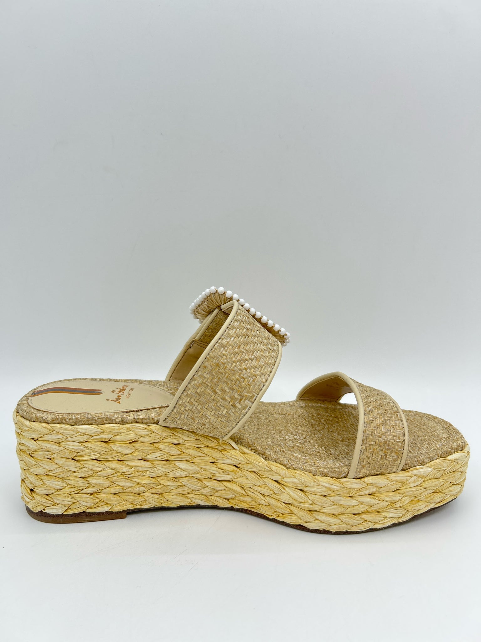 SAM EDELMAN Size 8M Beige Women Sandal