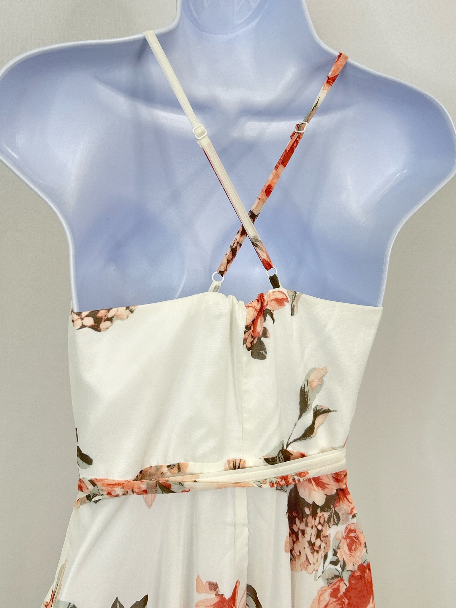 Lulus Size M White Floral Women Dress