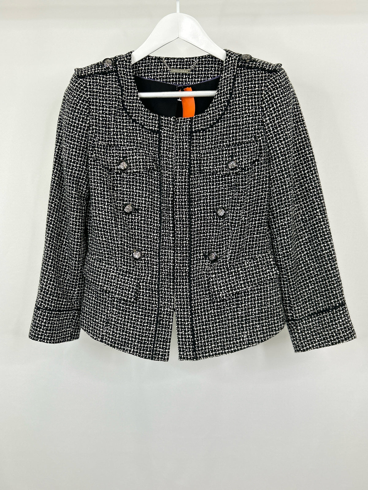 White House Black Market Size 8 Black and White Women Jacket