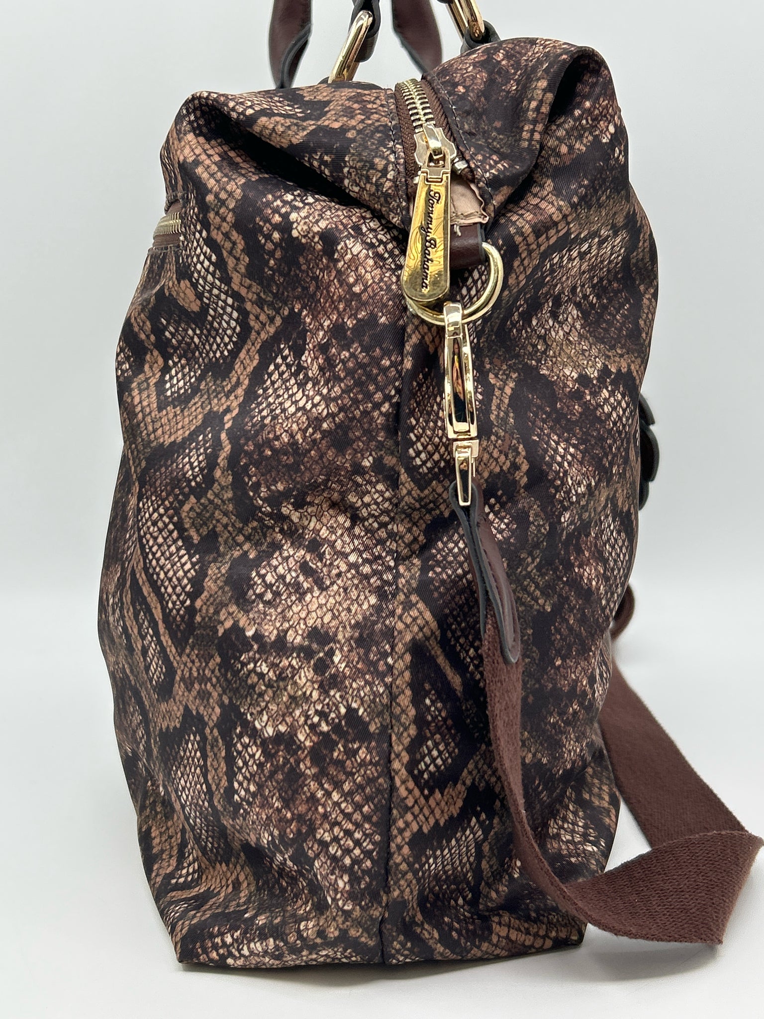 TOMMY BAHAMA Brown Print Women Tote
