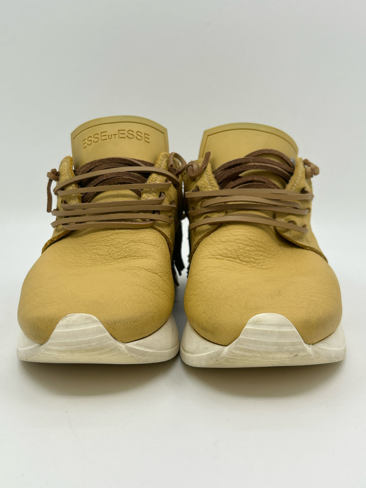 ESSEUTESSE Size 38 Yellow Women Sneakers