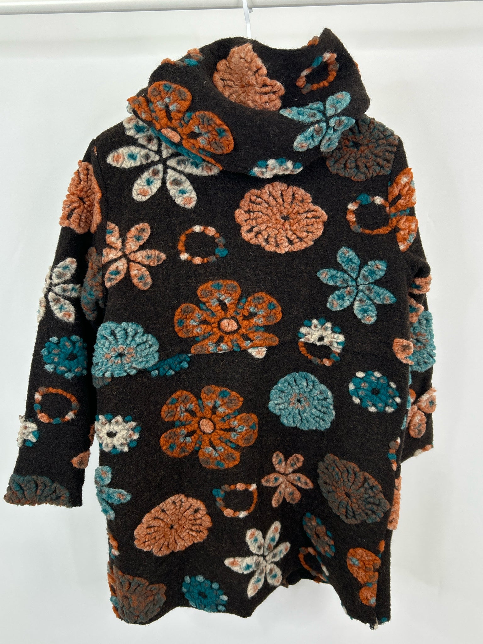 CAMILLE AND CO Size S Brown floral Women Coat