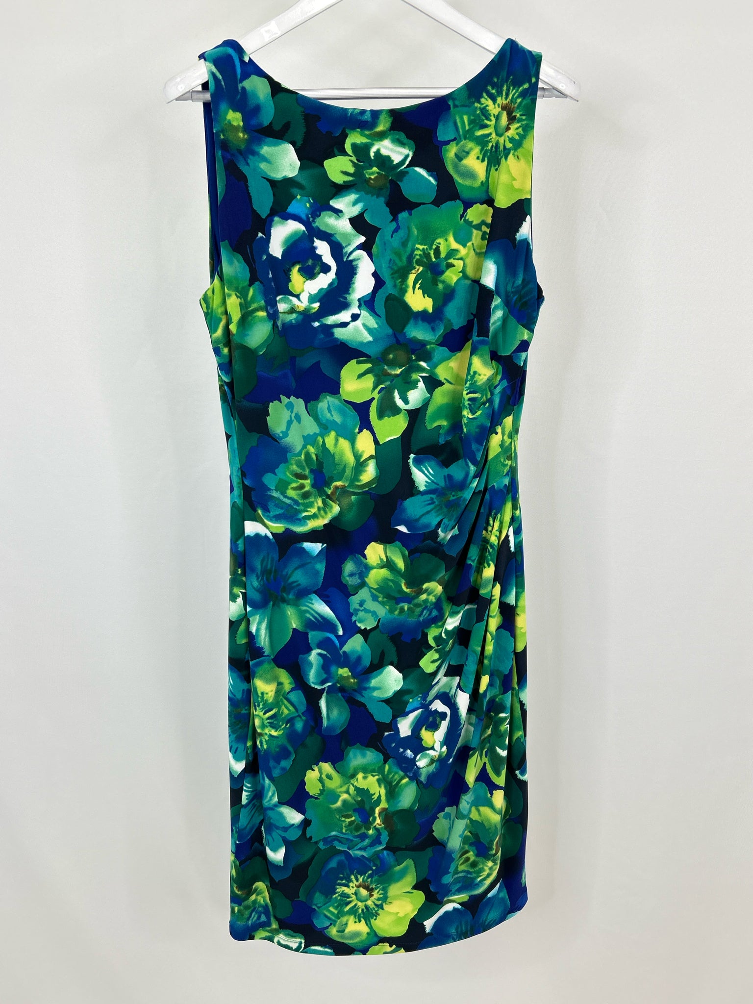 Lauren Ralph Lauren Size 14 NAVY AND GREEN Women Dress