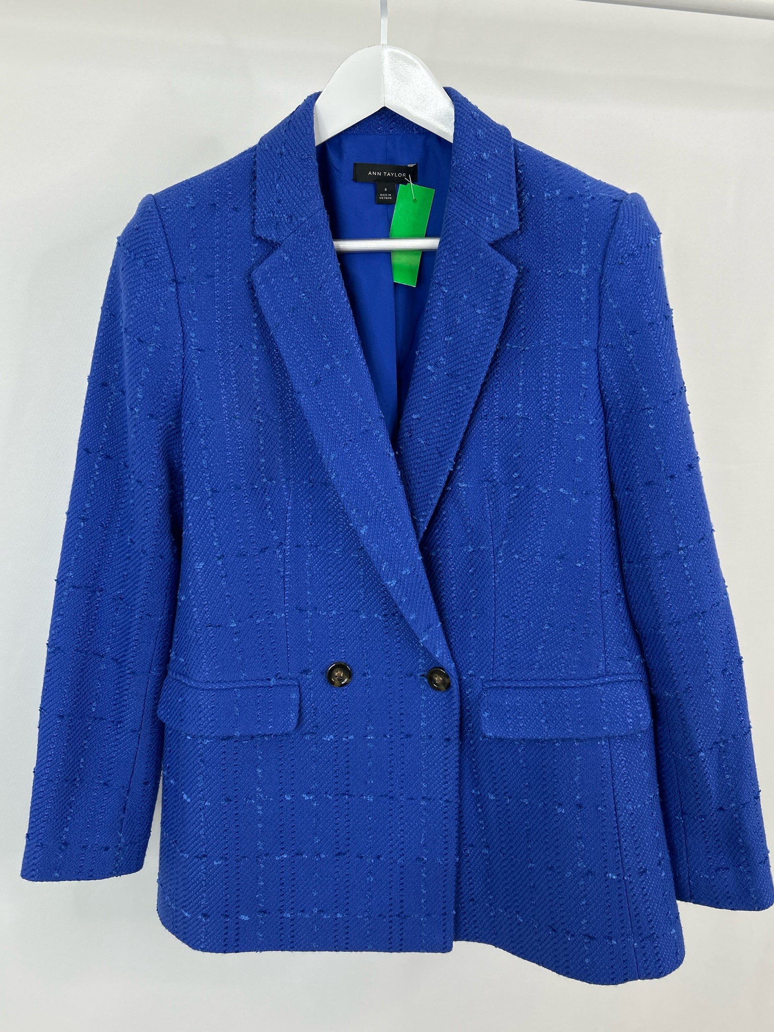 ANN TAYLOR Size 8 Royal Blue Women Blazer