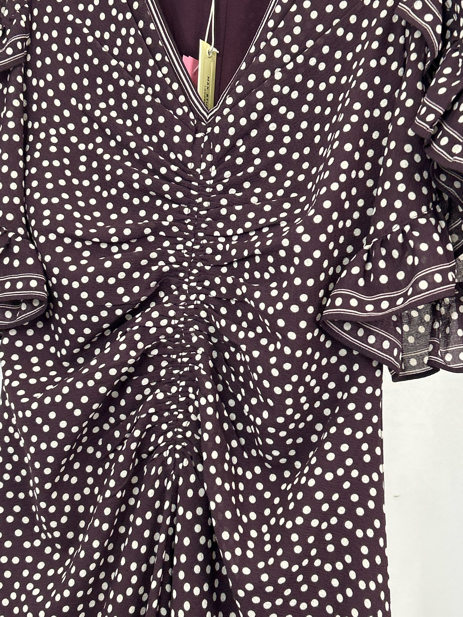 MAX STUDIO NWT Size S WINE Women Dress