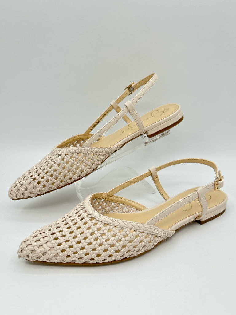 JESSICA SIMPSON Size 8.5M Ivory Women's Flats