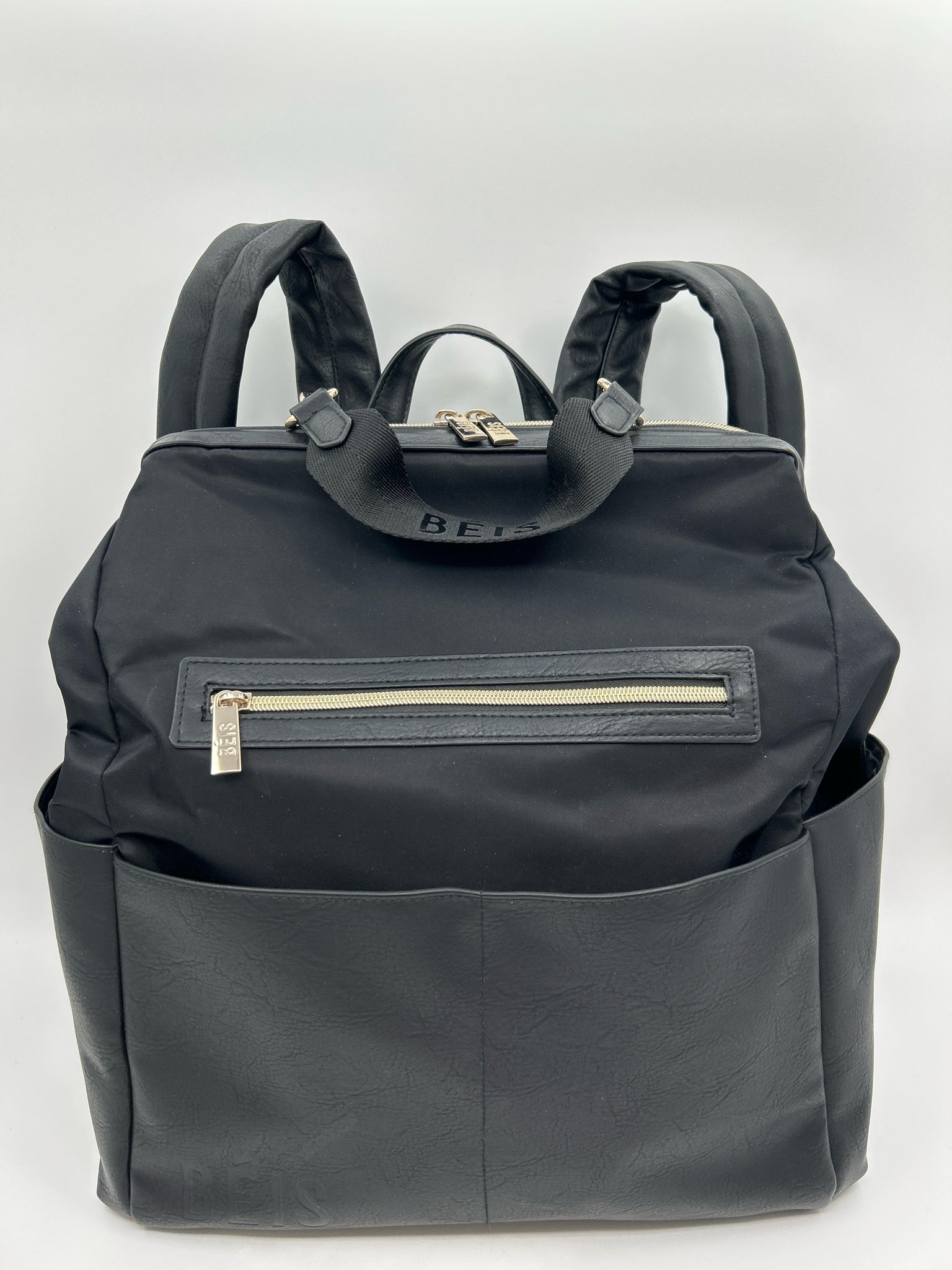 BEIS Black Women's Backpack
