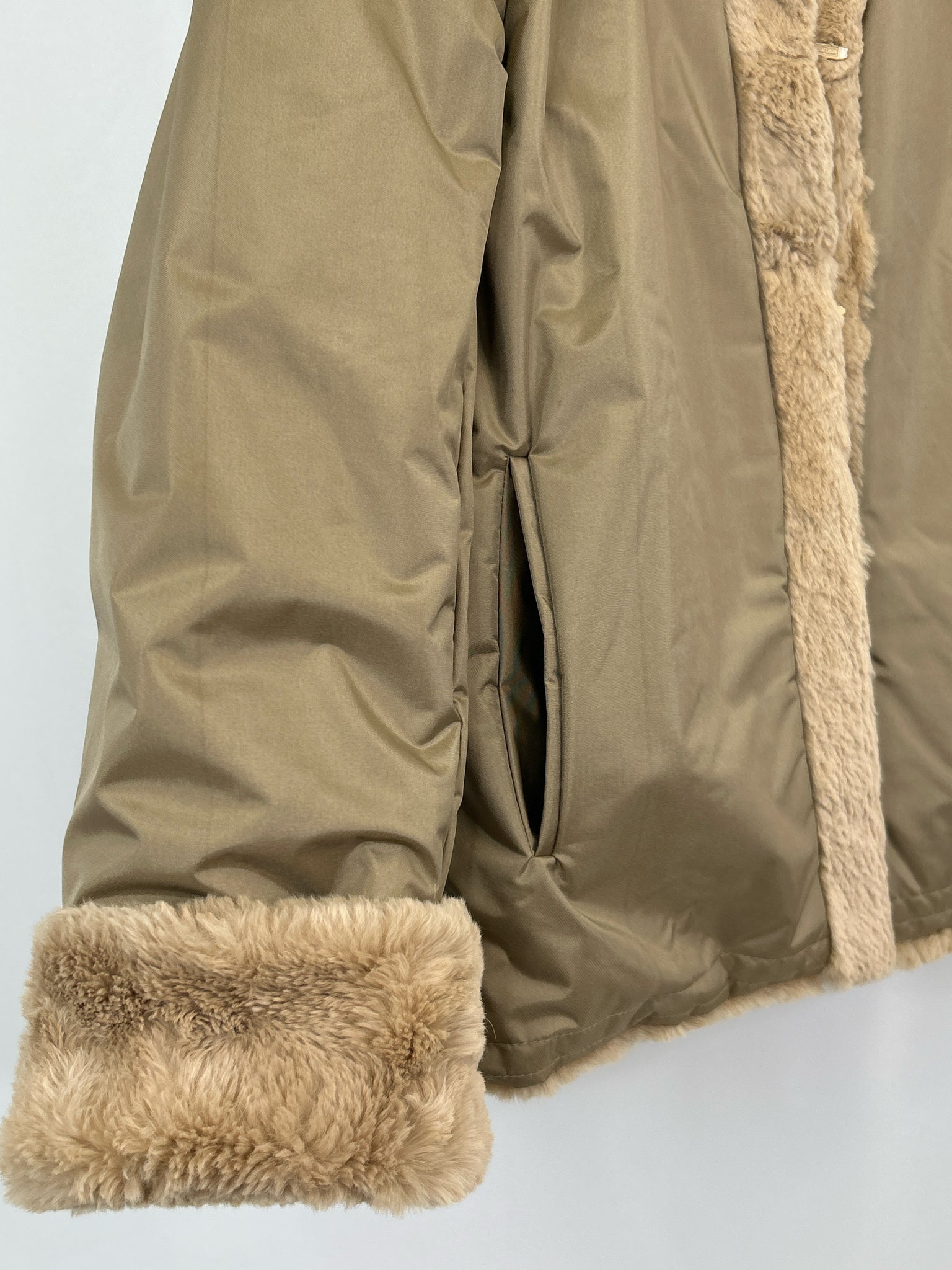 NO BRAND Size L Light Brown Women Coat