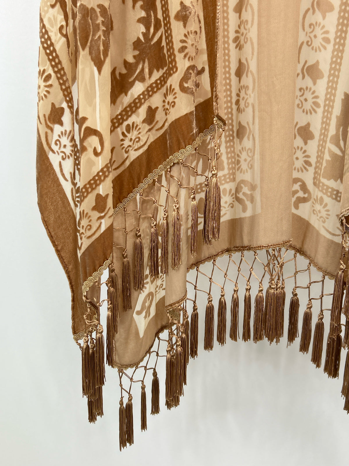 FREE PEOPLE One Size Beige & Brown Women Kimono