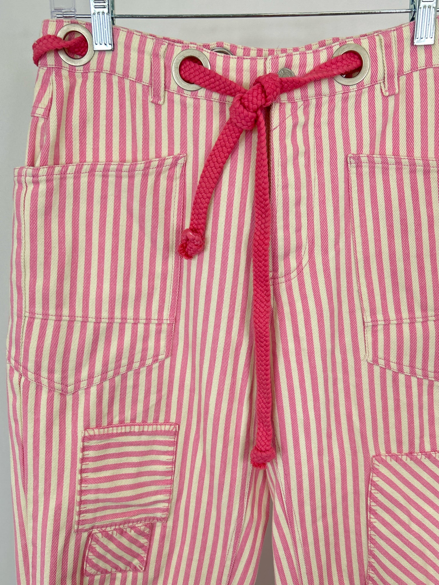 LOVLOV Size S Pink Striped Women jeans