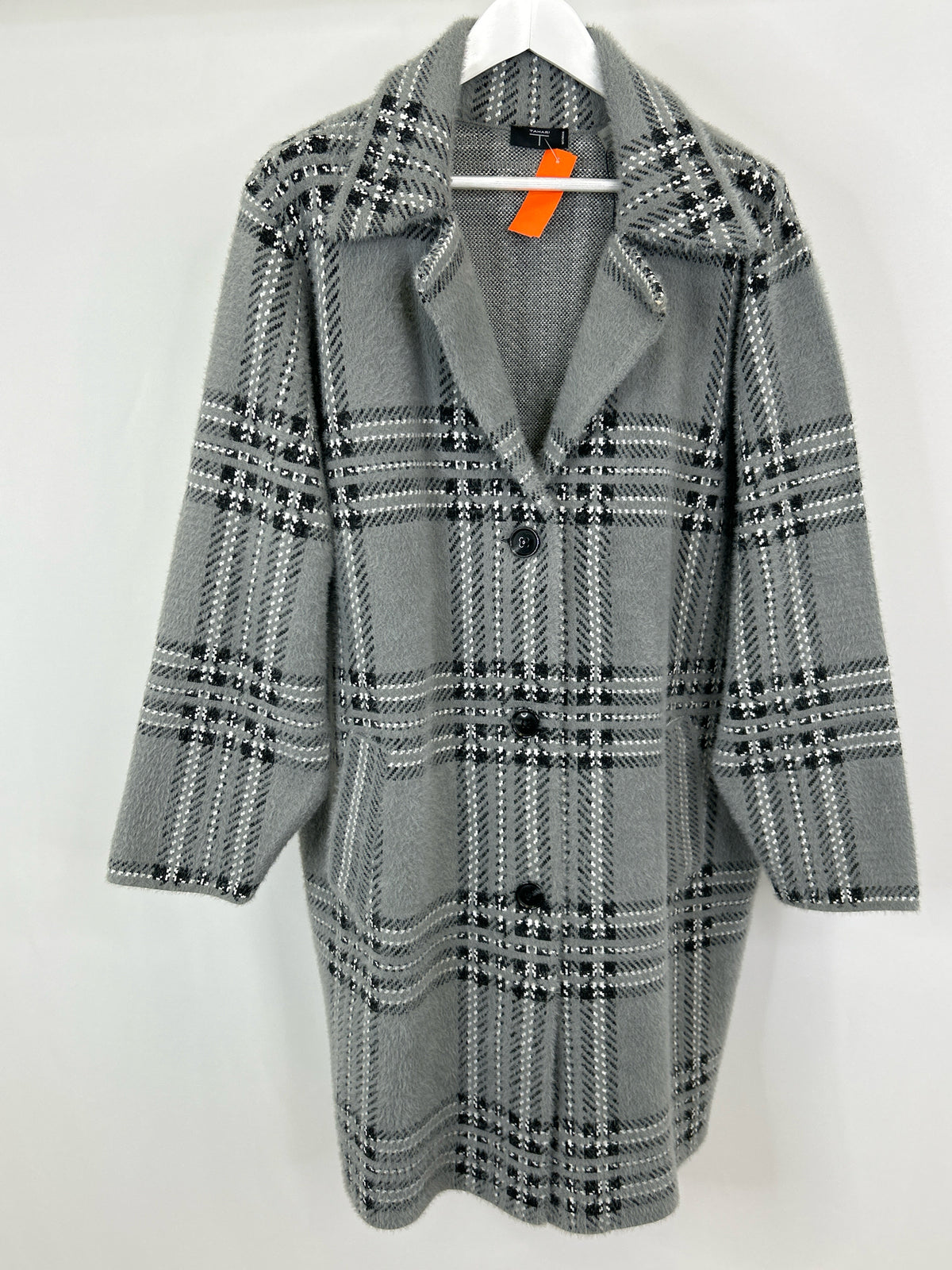 TAHARI Size 3X GREY PRINT Women Coat