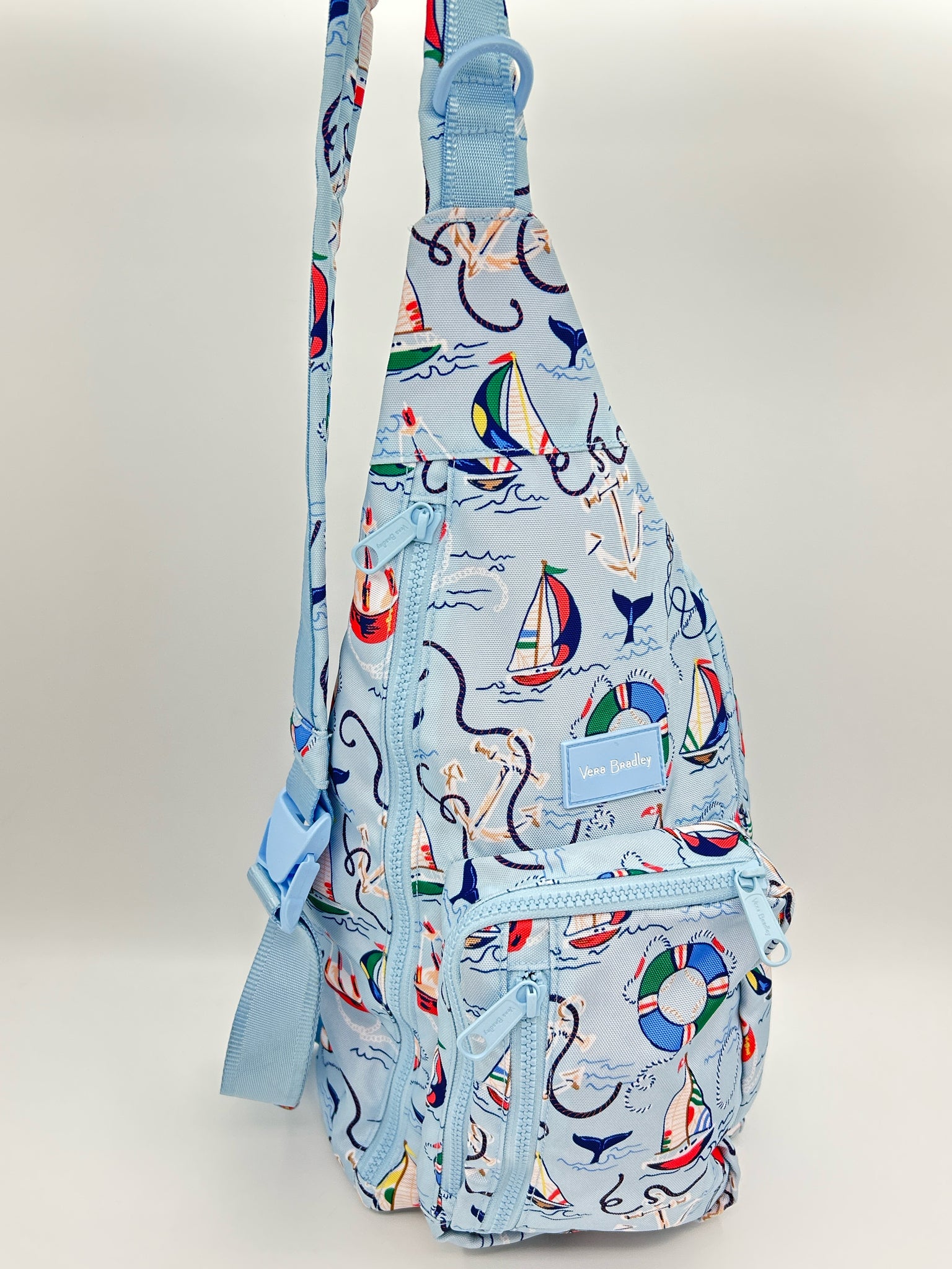 VERA BRADLEY Blue Print Women Backpack