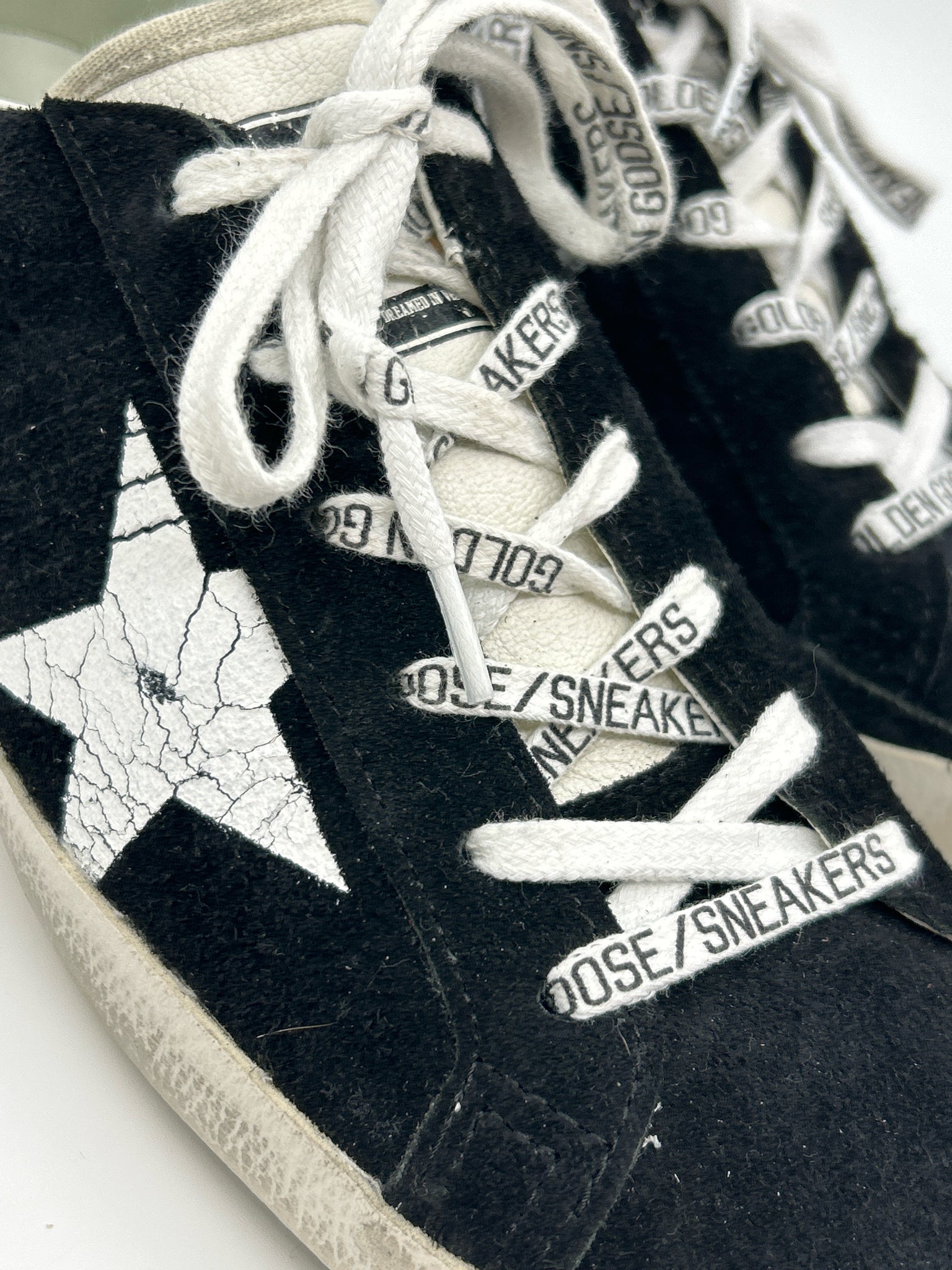 GOLDEN GOOSE Size 39/9 Black Women Sneakers