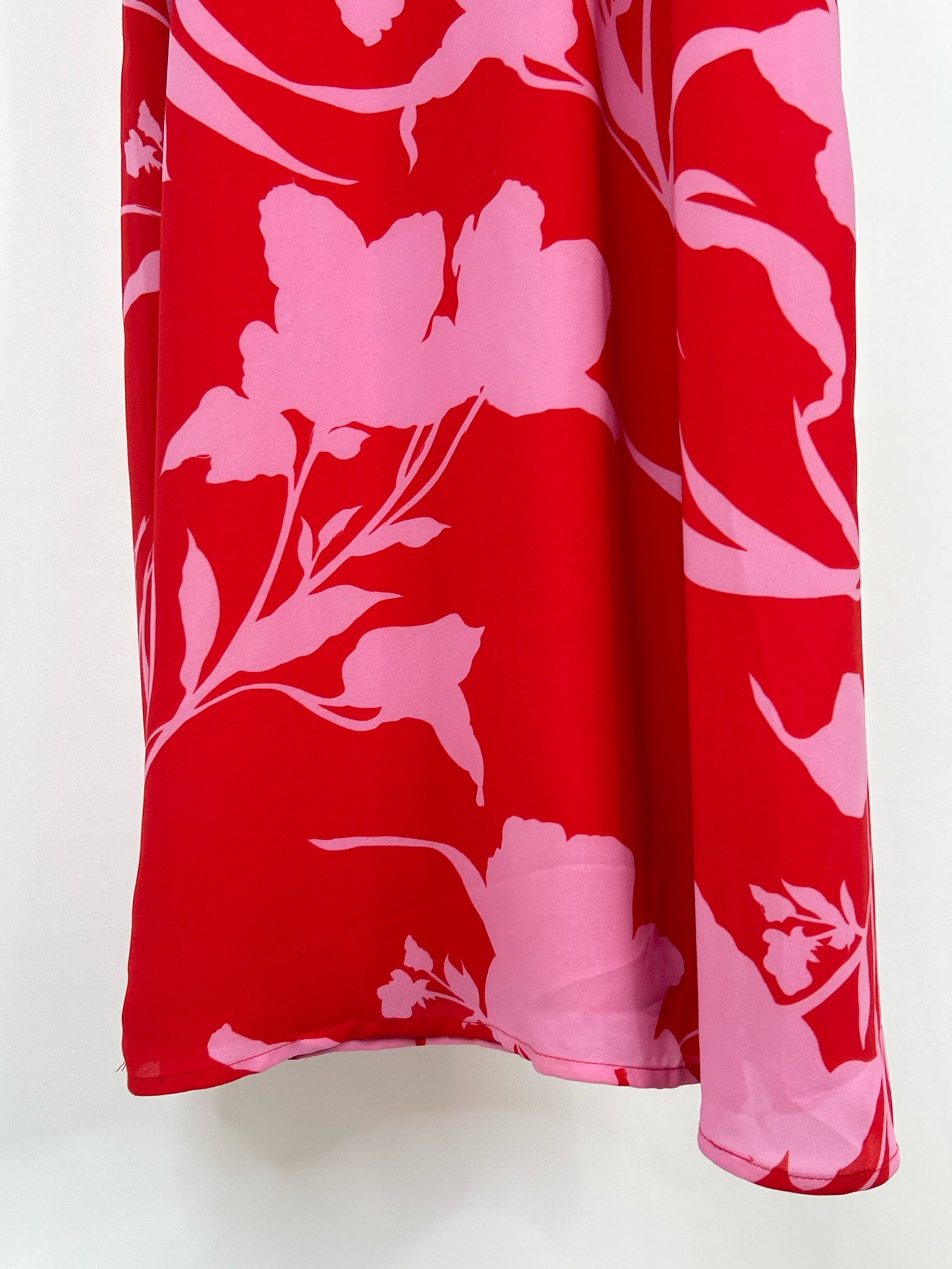 GIBSON Size M Red & Pink Women Dress