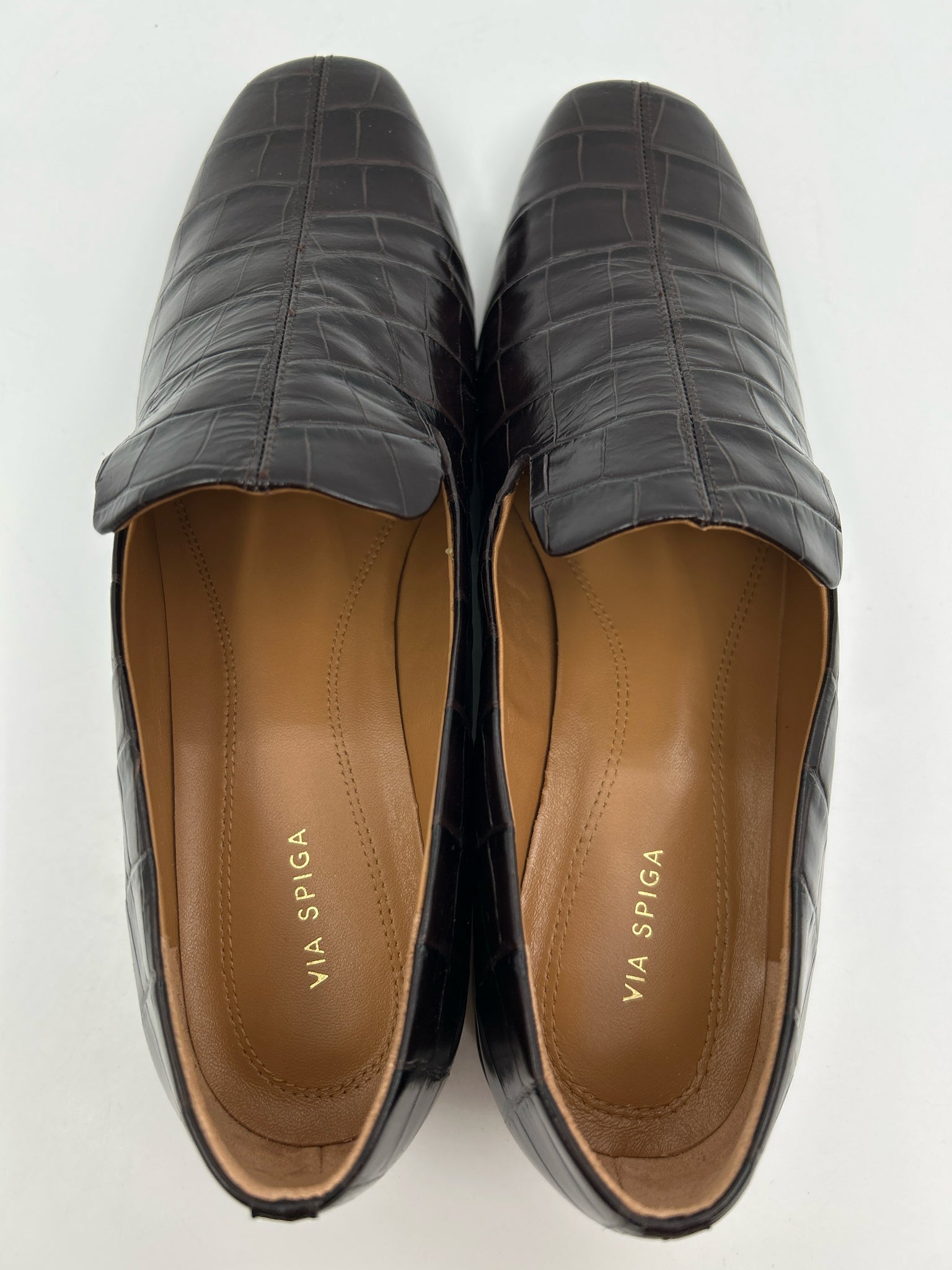 VIA SPIGA NWOB Size 8M Dark Brown Women Loafer