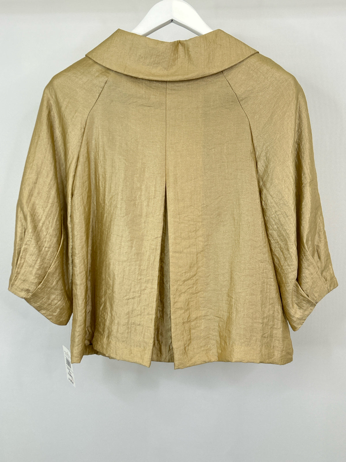 BEAU BOIS NWT Size XS Gold Women Jacket