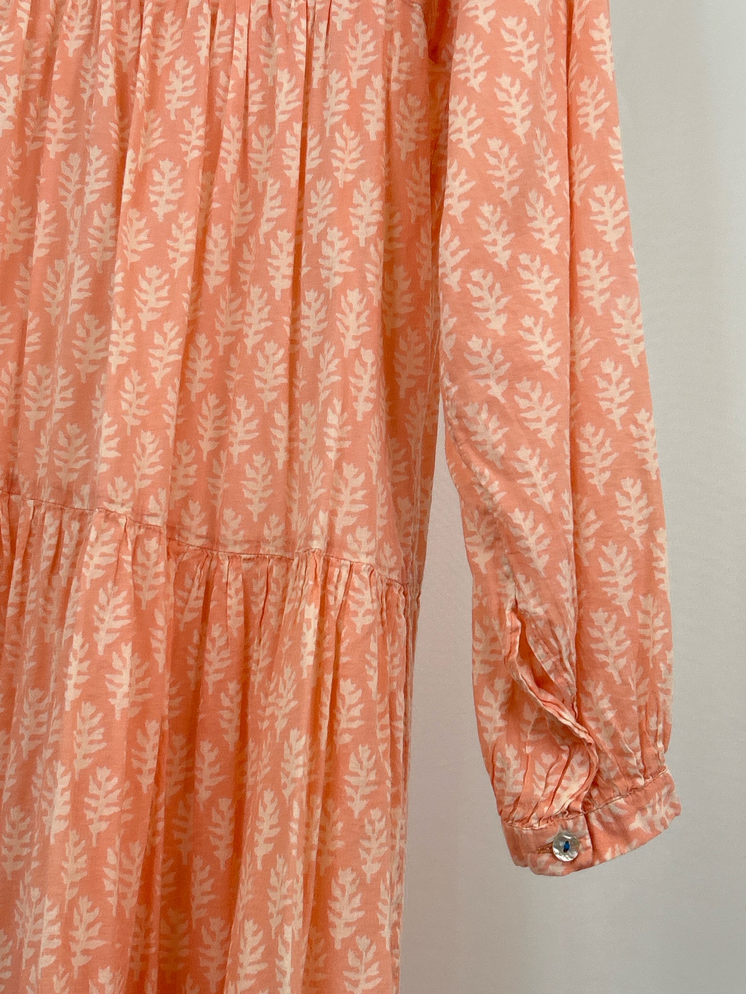 Matta Size M Coral Print Women Dress