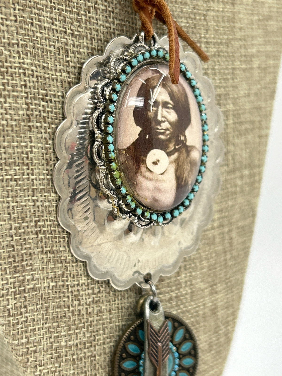 GYPSY SOUTH Turquoise & Silver Necklace