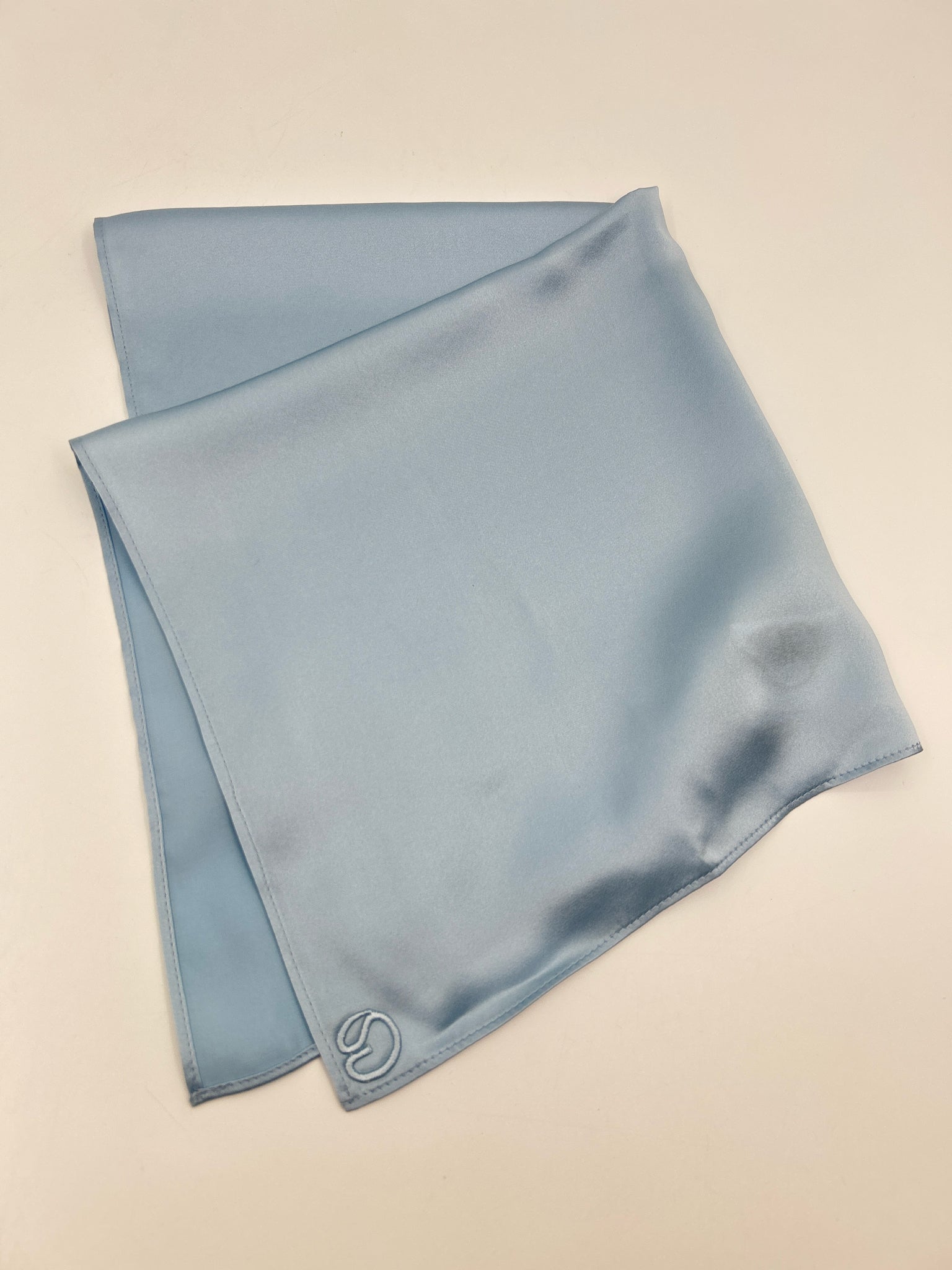 ST JOHN Size light blue Women Scarf