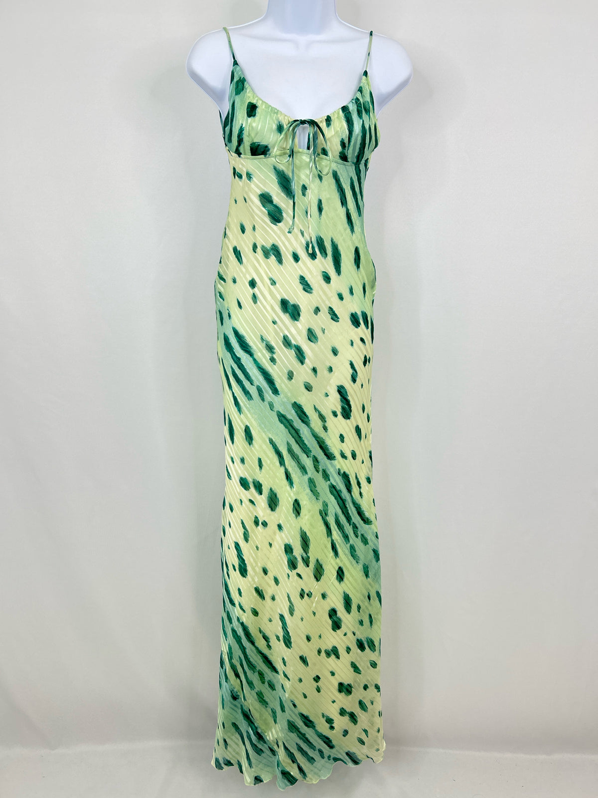 ASOS Size 2 Green Print Women Dress