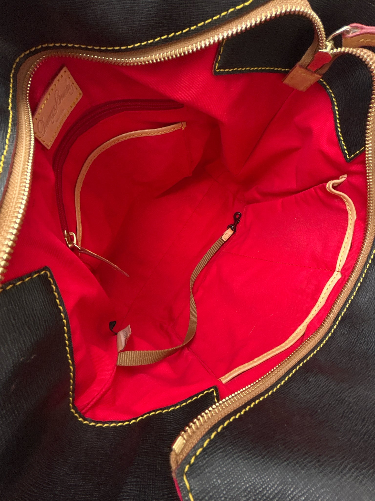 DOONEY & BOURKE BLACK AND TAN Women Purse