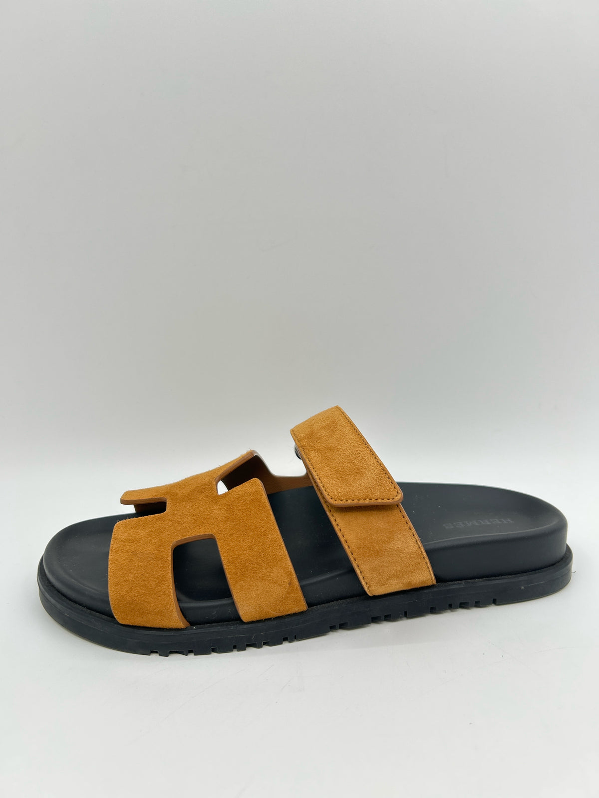 HERMÈS Size 38.5 Brown Women Sandal