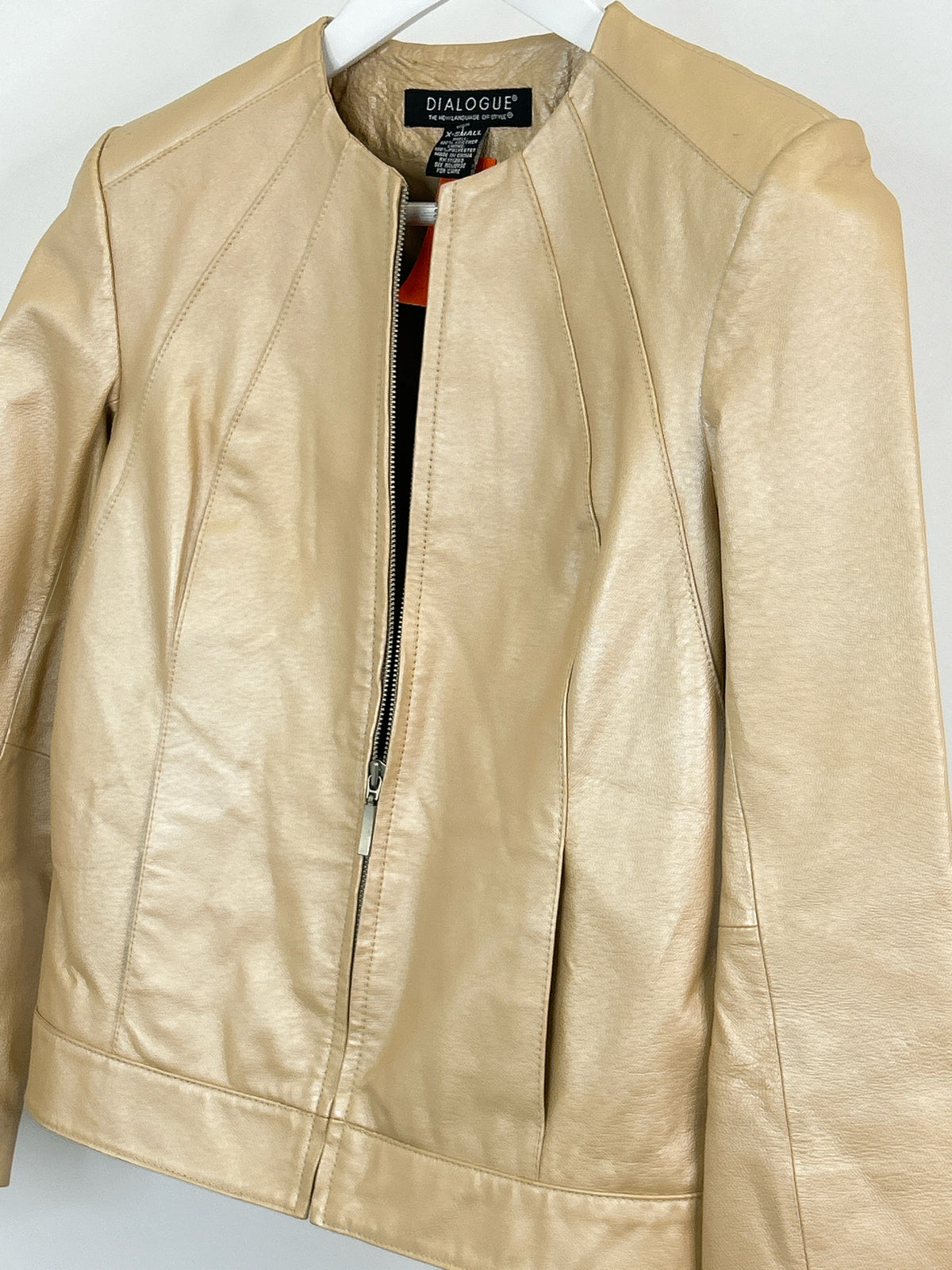 DIALOGUE Size XS Beige Women Jacket