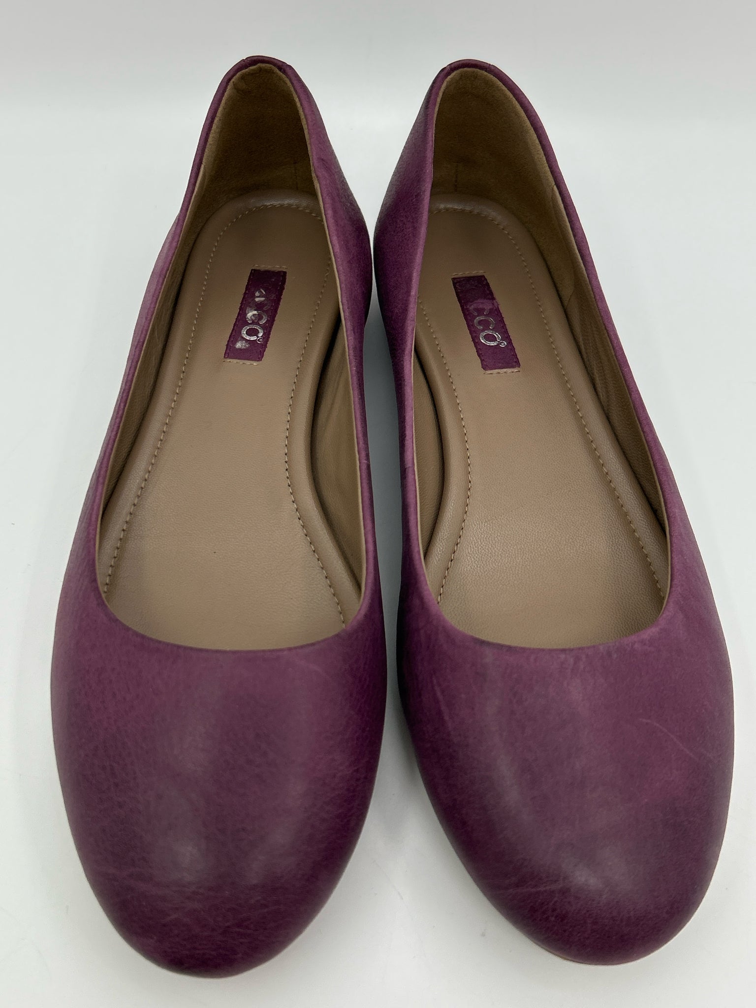 ECCO Size 40/10 Plum Women Flats