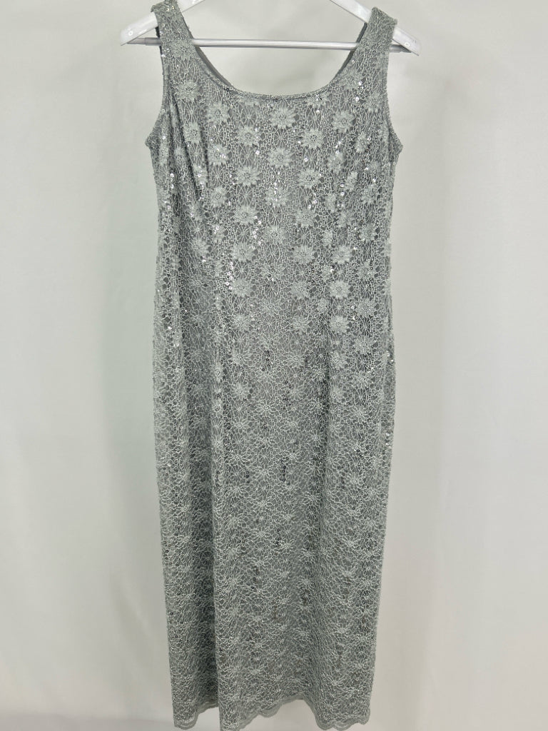 R & M RICHARDS Women Size 14 Grey 2-Piece w/dress