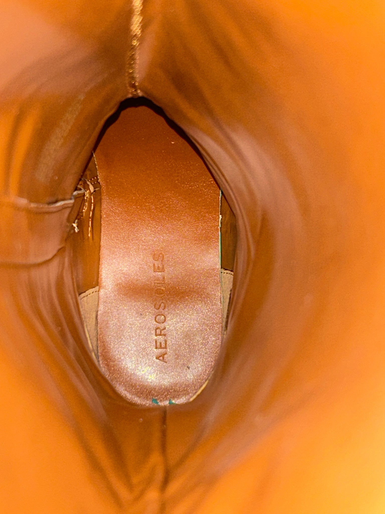 AEROSOLES Size 8.5 Taupe Women Boots