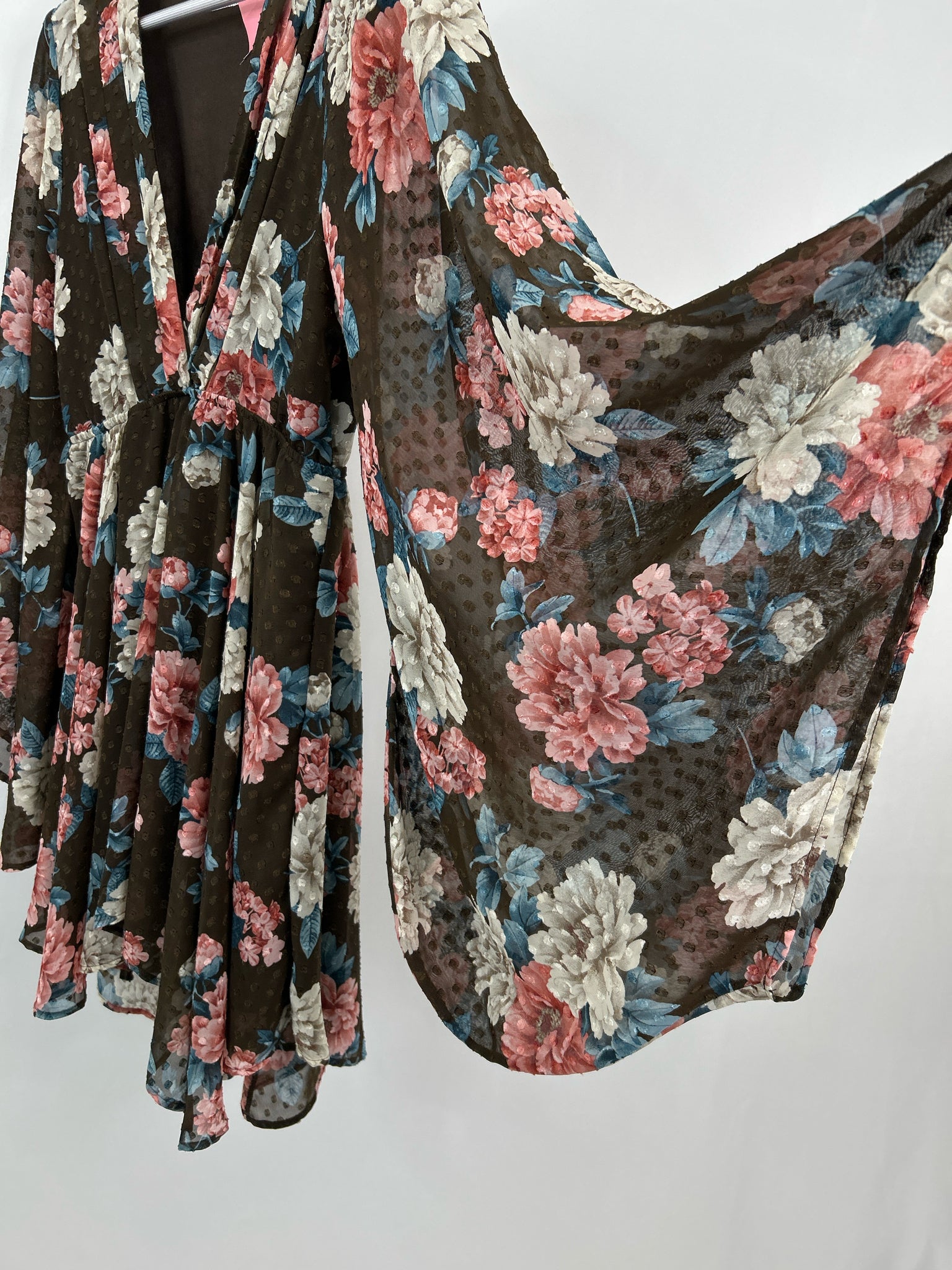 Meghan Size M Brown floral Women Dress