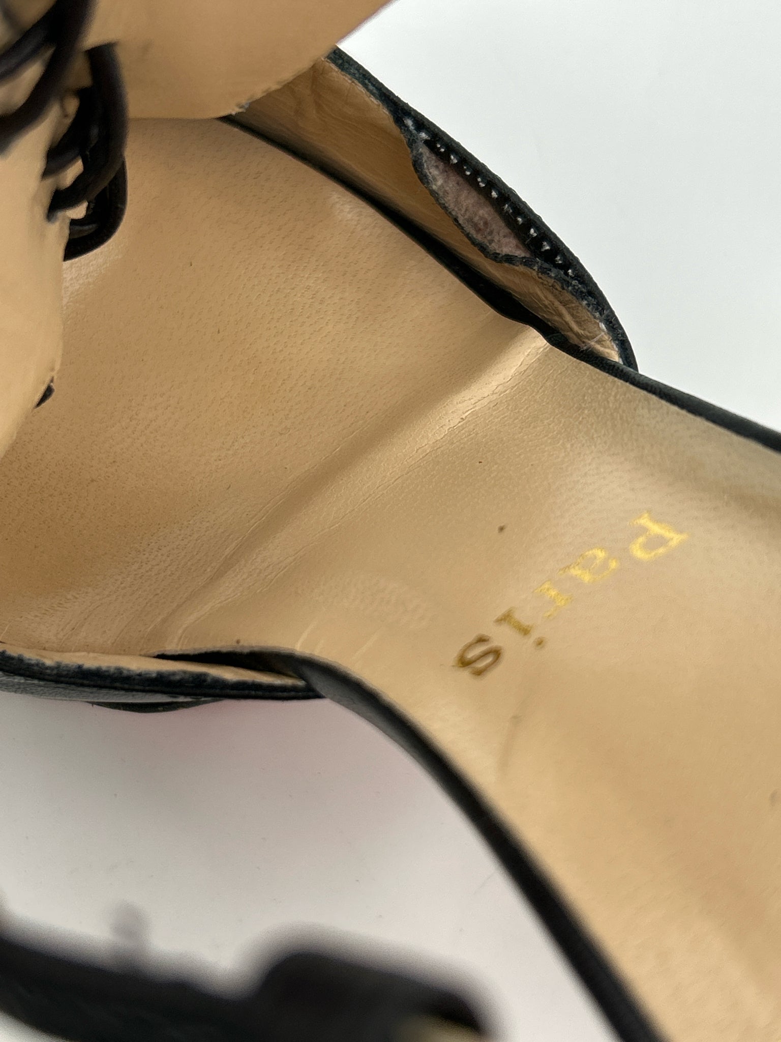 CHRISTIAN LOUBOUTIN Size 38.5 Black Women Sandal