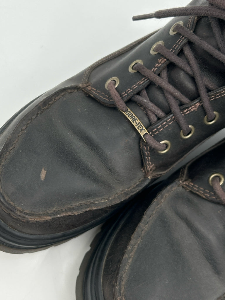 TIMBERLAND Women Size 9.5M Dark Brown Leather Booties