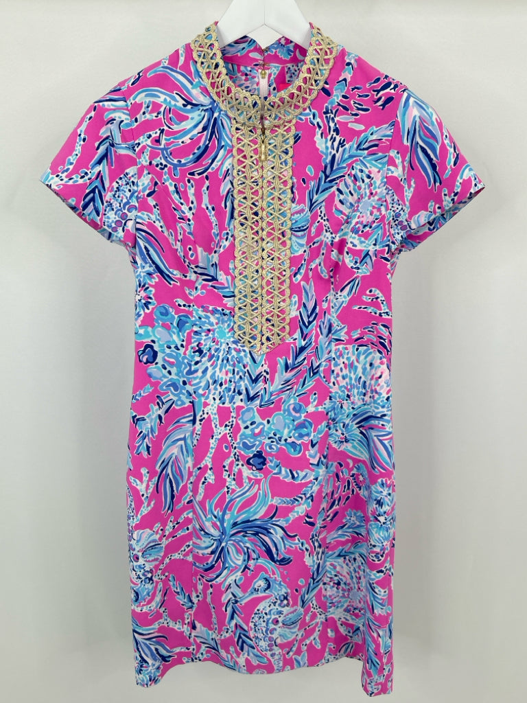 LILLY PULITZER Women Size 8 Pink Print Dress