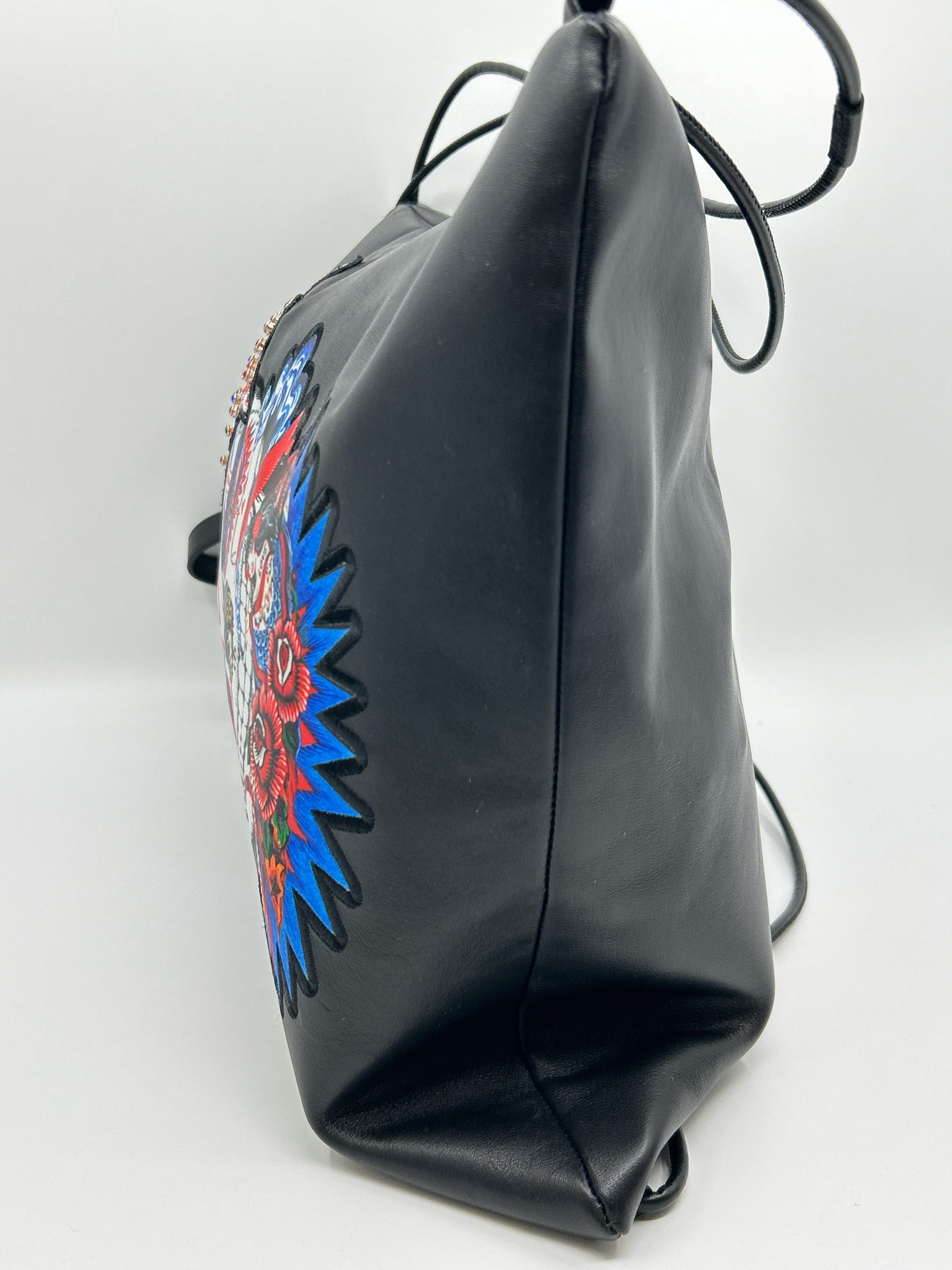 ED HARDY Black Women Tote