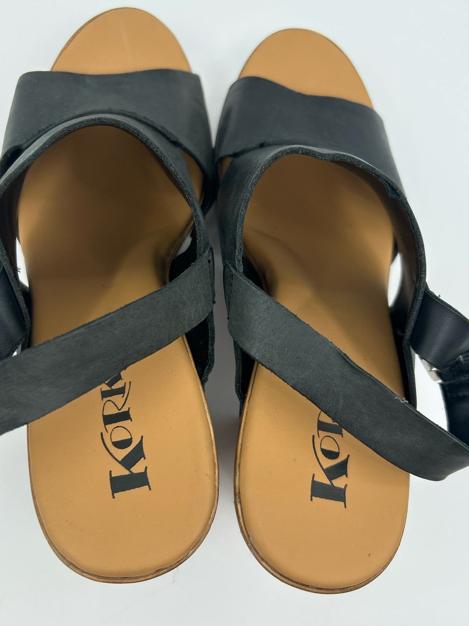 Korks Size 10M Black Women Sandal