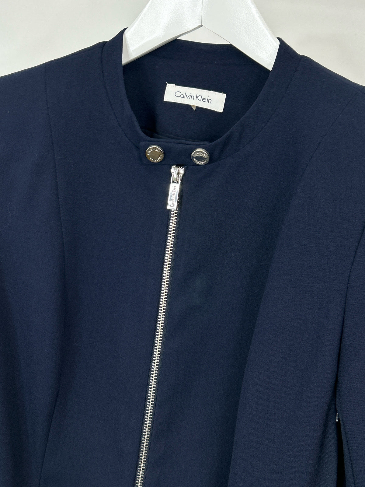 CALVIN KLEIN Size S Navy Women Jacket