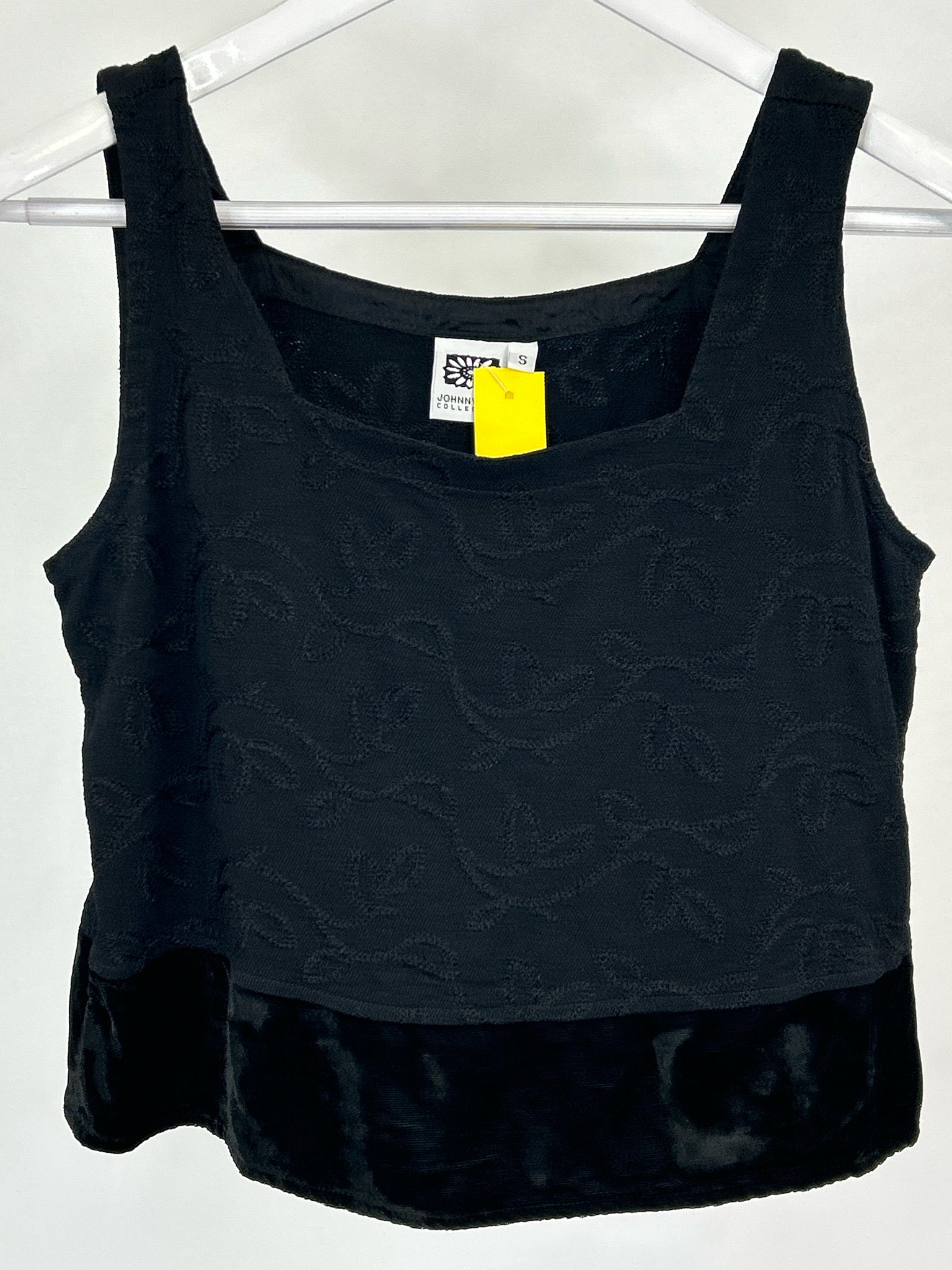 JOHNNY WAS Size S Black Women Top