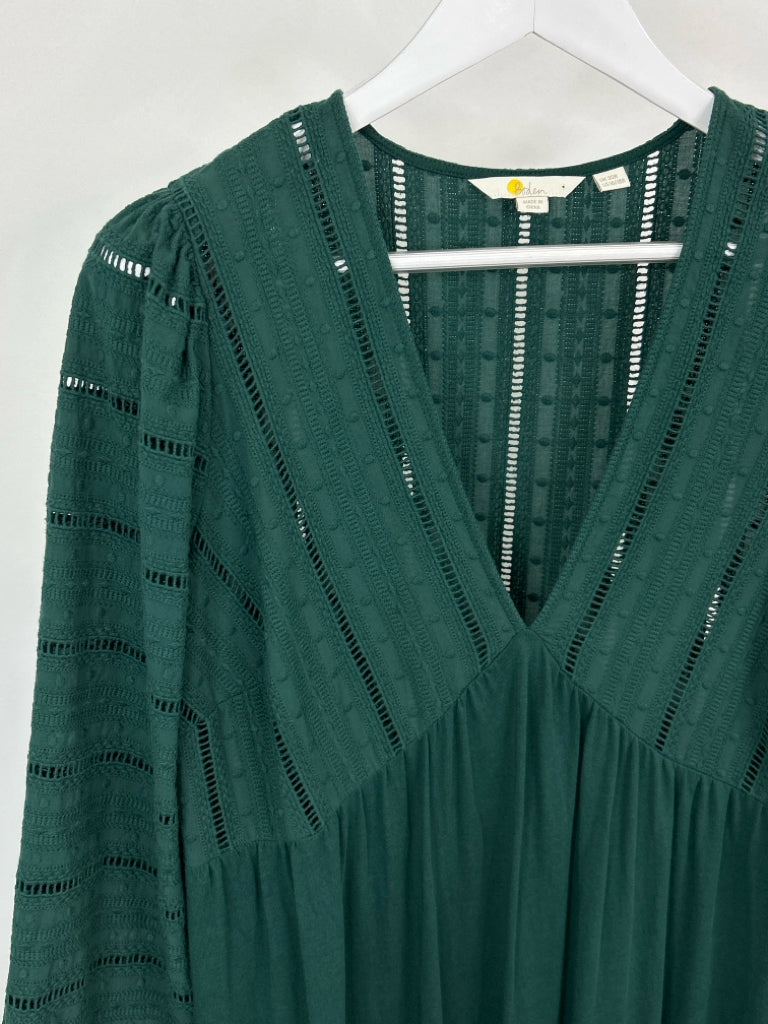 BODEN Women Size 16/18 Green Dress