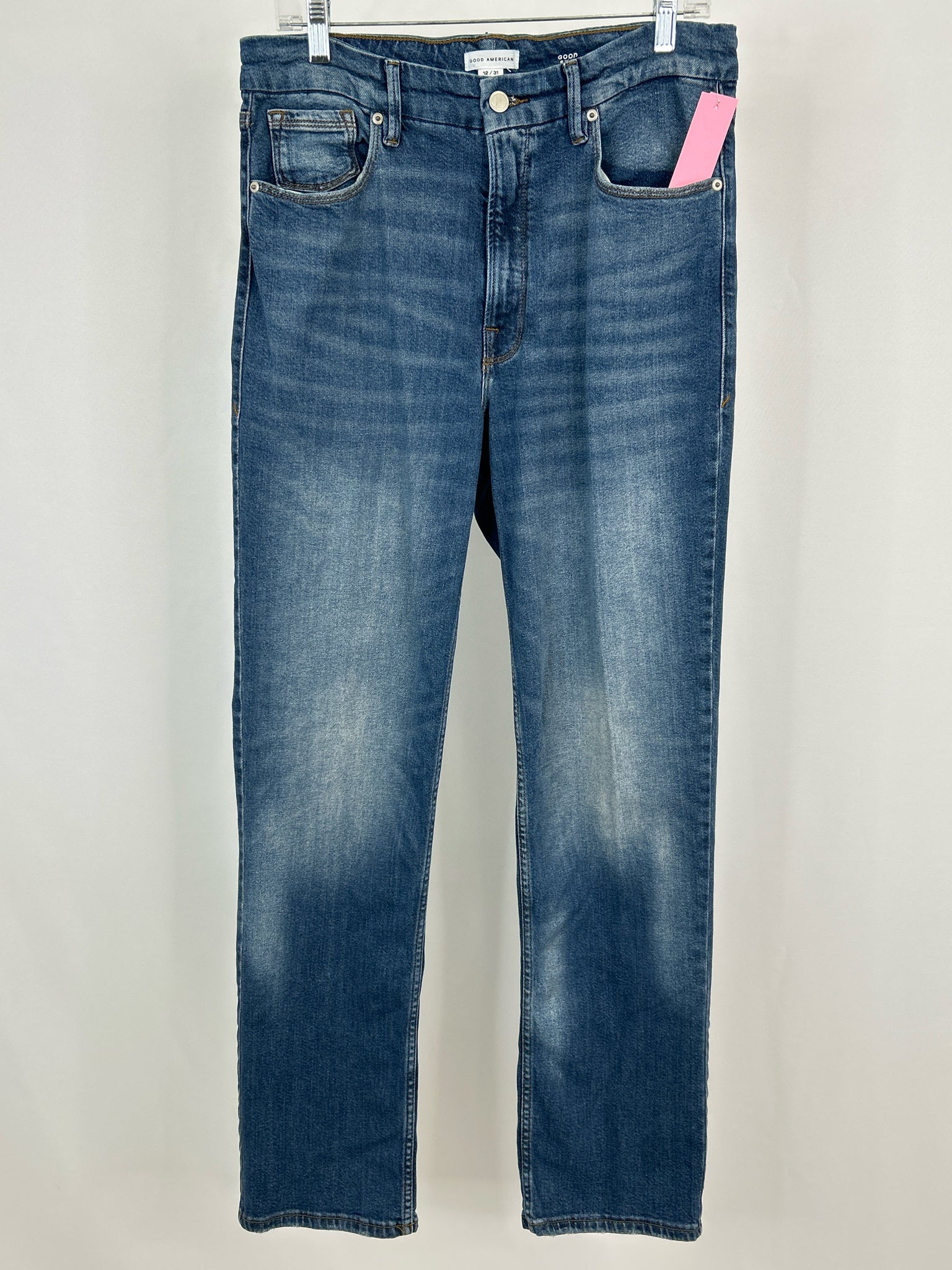 GOOD AMERICAN Size 12/31 BLUE DENIM Women jeans