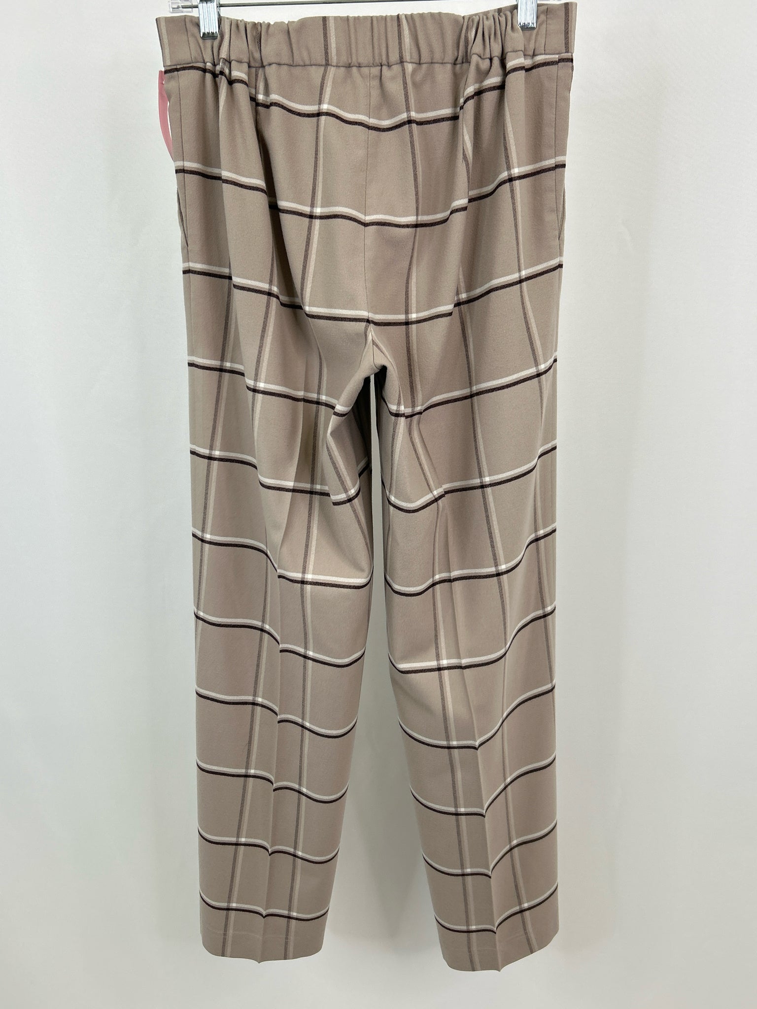 BABATON Size M Beige Plaid Women Pants