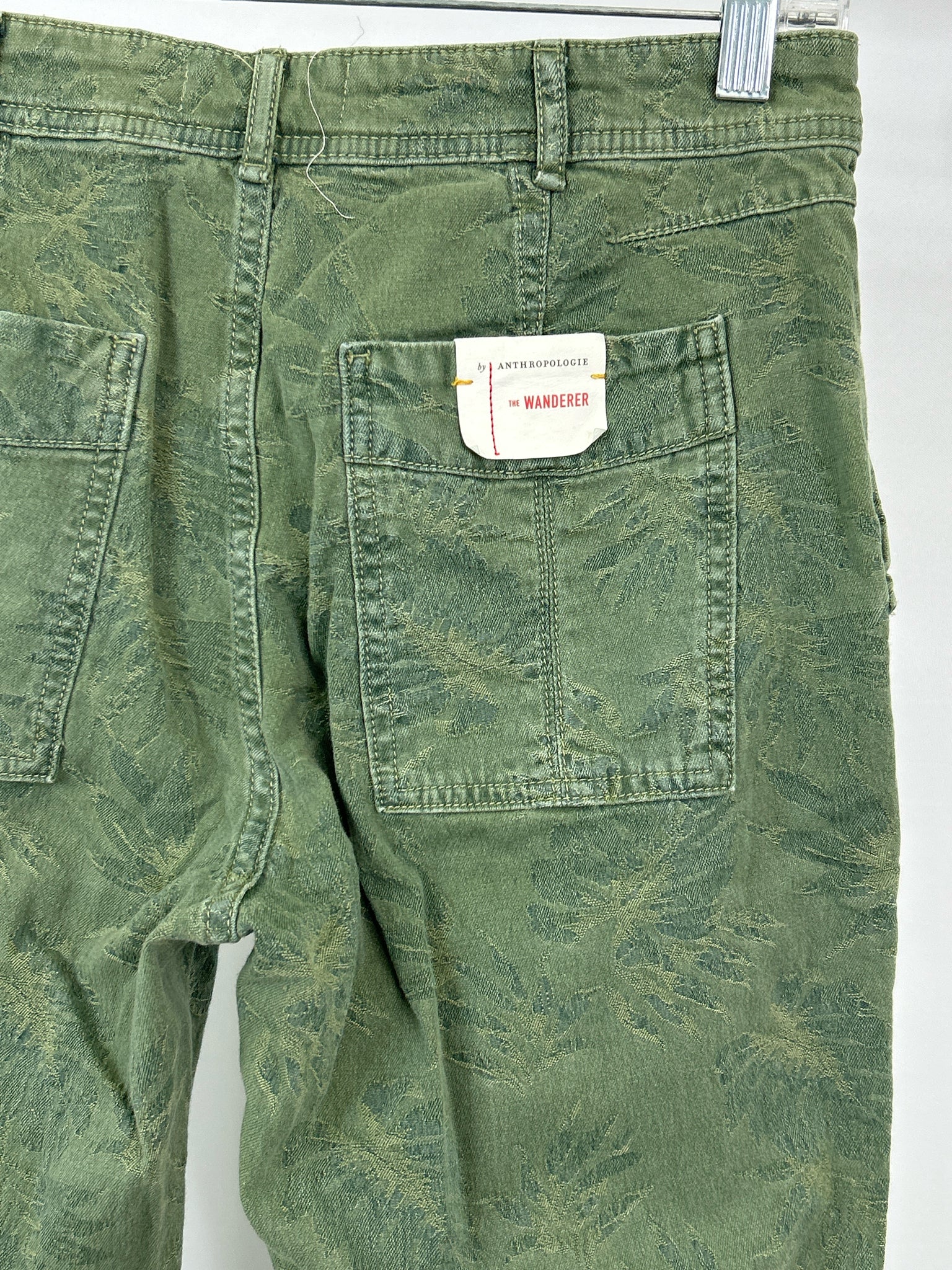 BY ANTHROPOLGIE Size 28/6 Green Women Pants NWOT