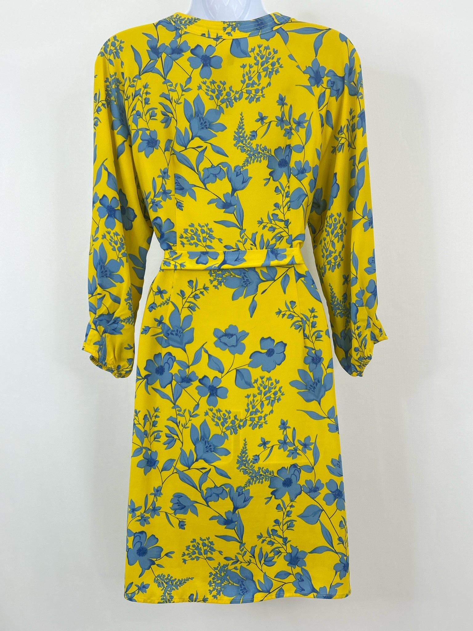 CABI Size S Yellow and blue Women Dress