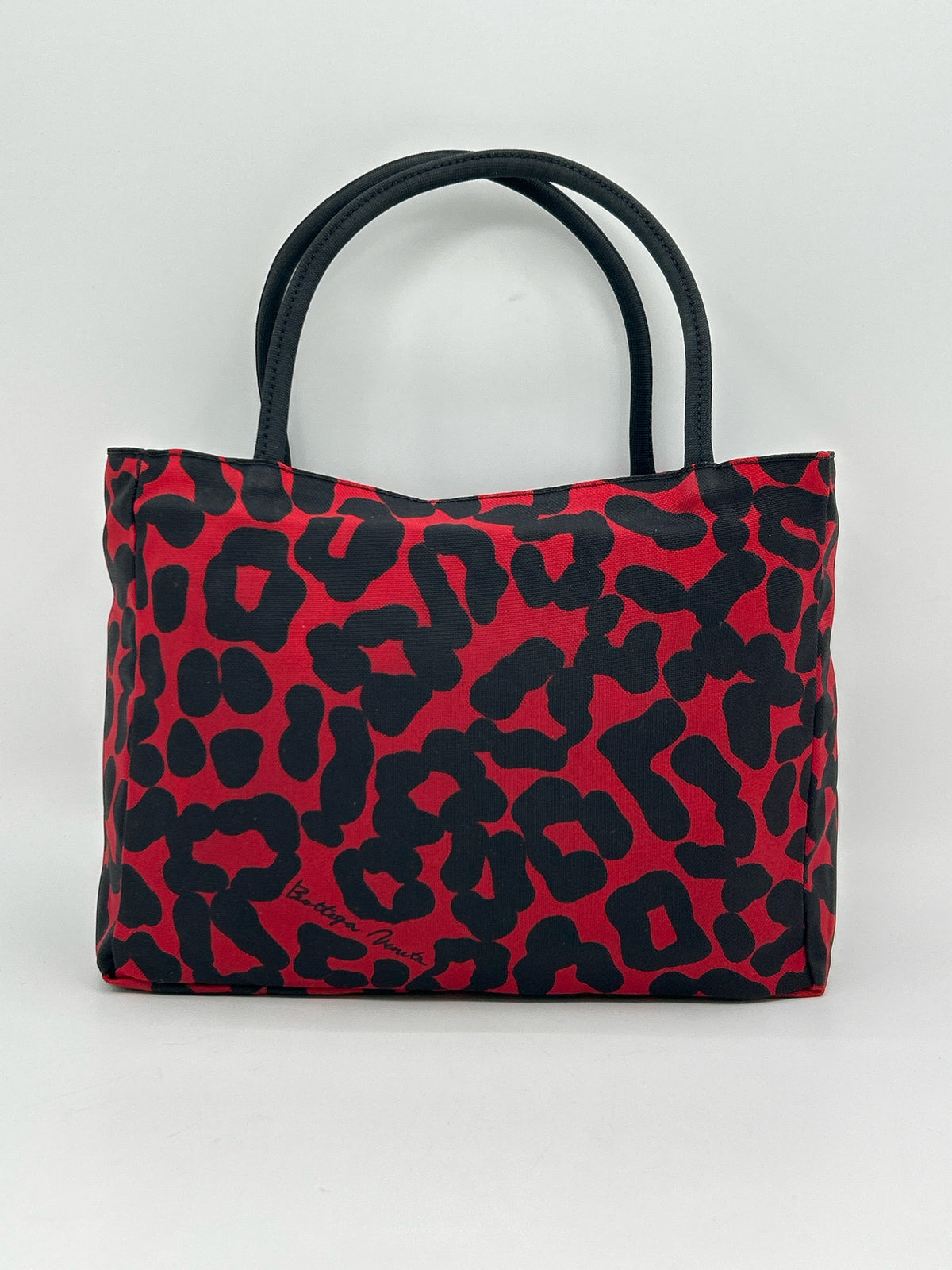 BOTTEGA VENETA Black & Red Women Tote