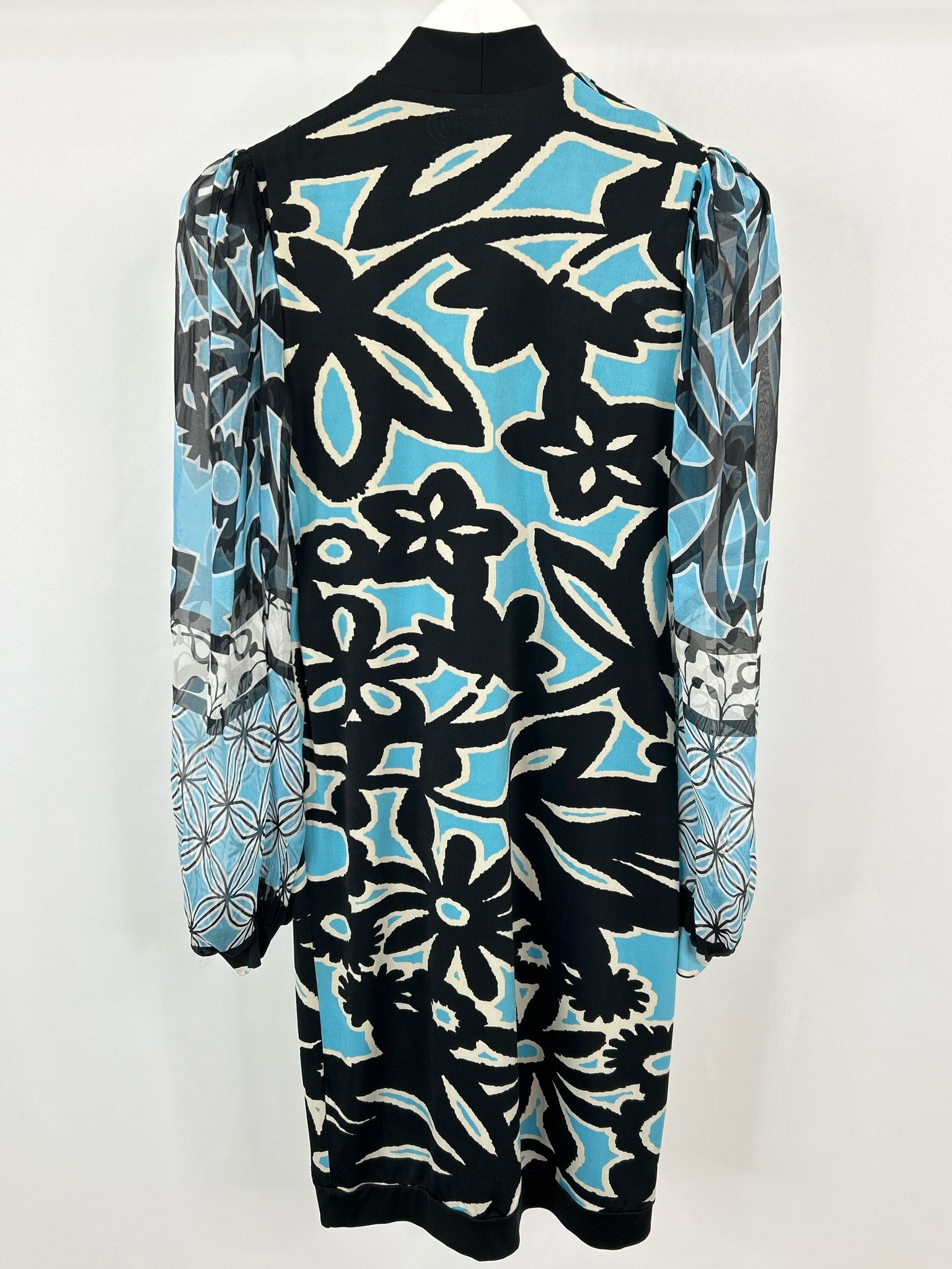 ANALILI Size M Blue Print Women's Dress
