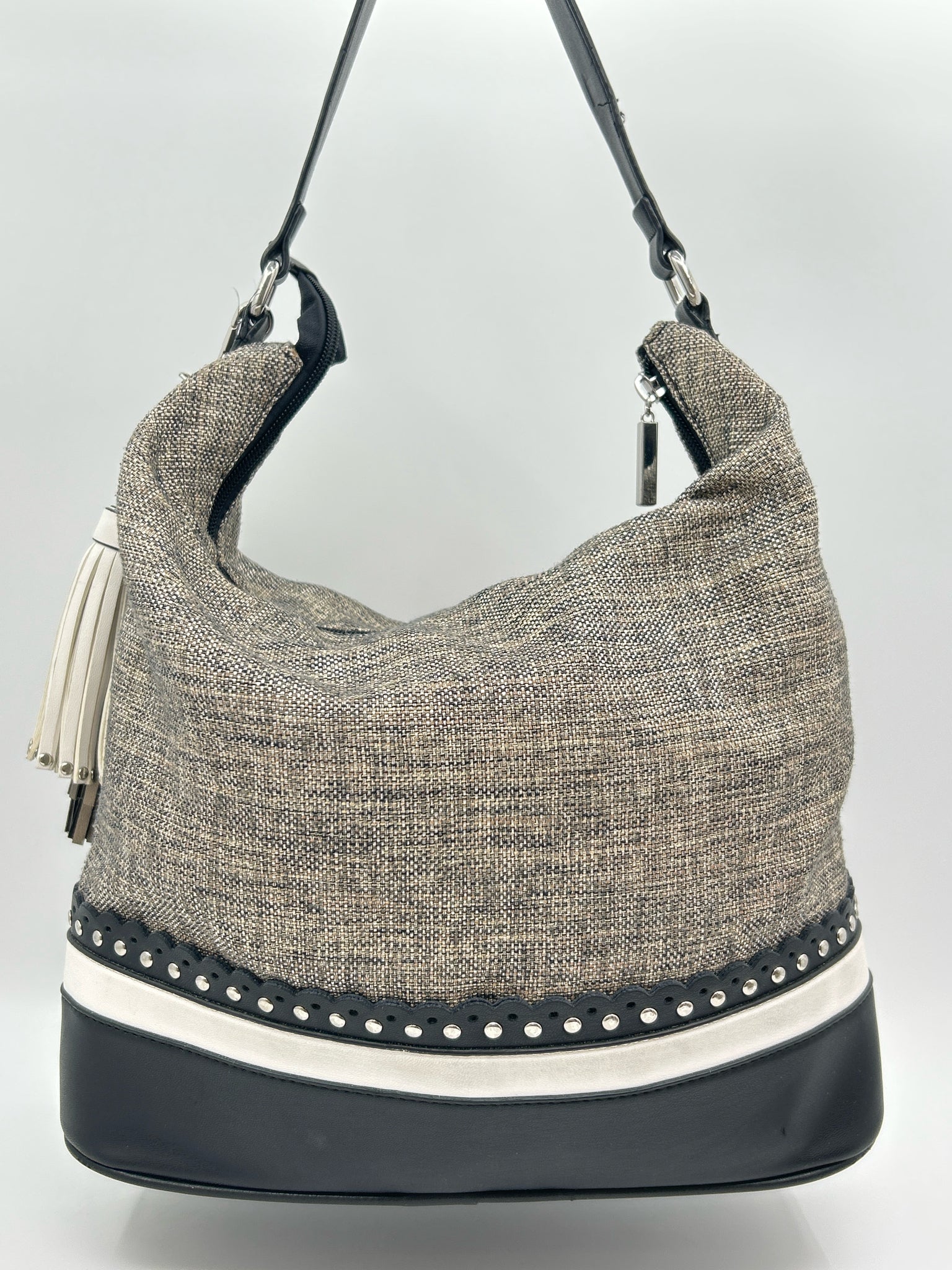 JOSEPH RIBKOFF black and brown Women Purse