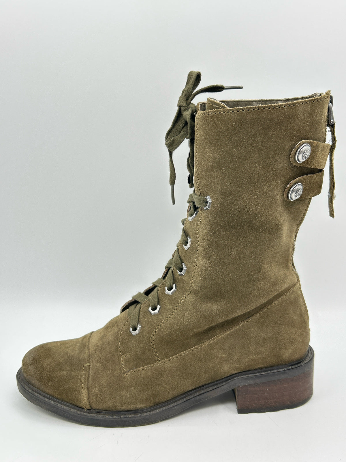SAM EDELMAN Size 10B Green Women Boots